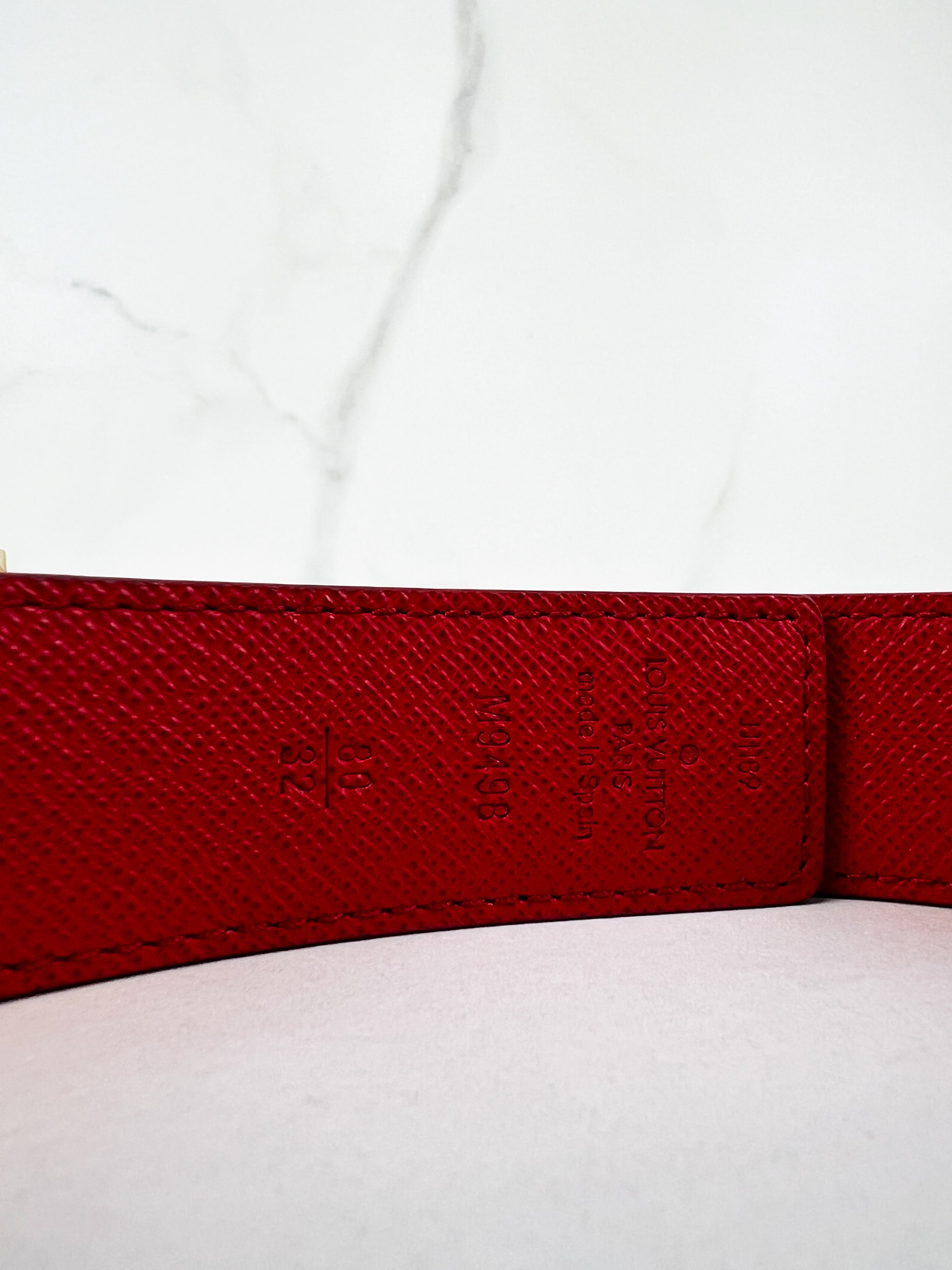 Louis Vuitton 30mm Reversible Belt Size 80