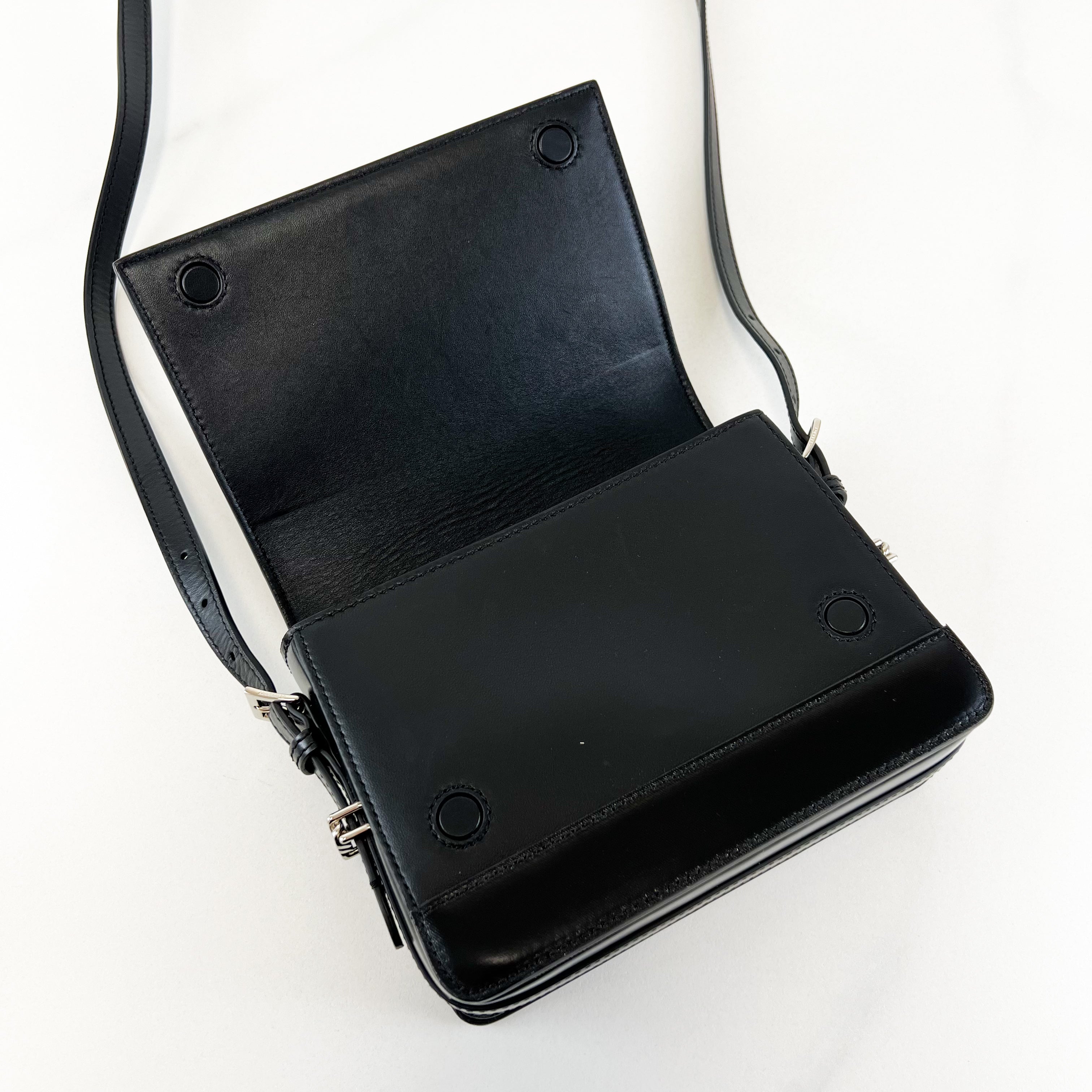 Burberry Black Horseferry Camera Shoulder Bag