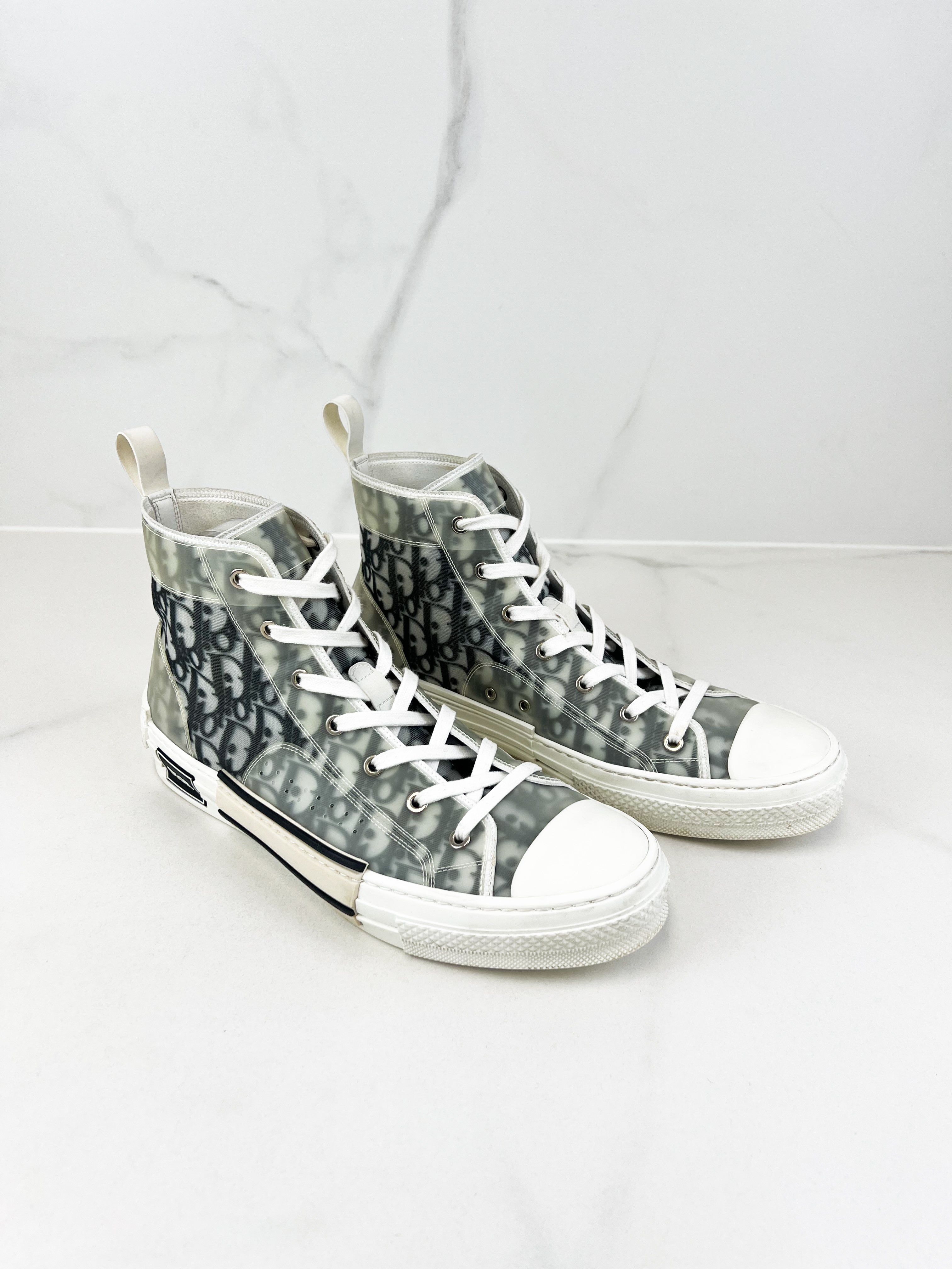 Christian Dior Mens B23 High-Top Sneaker Size 45