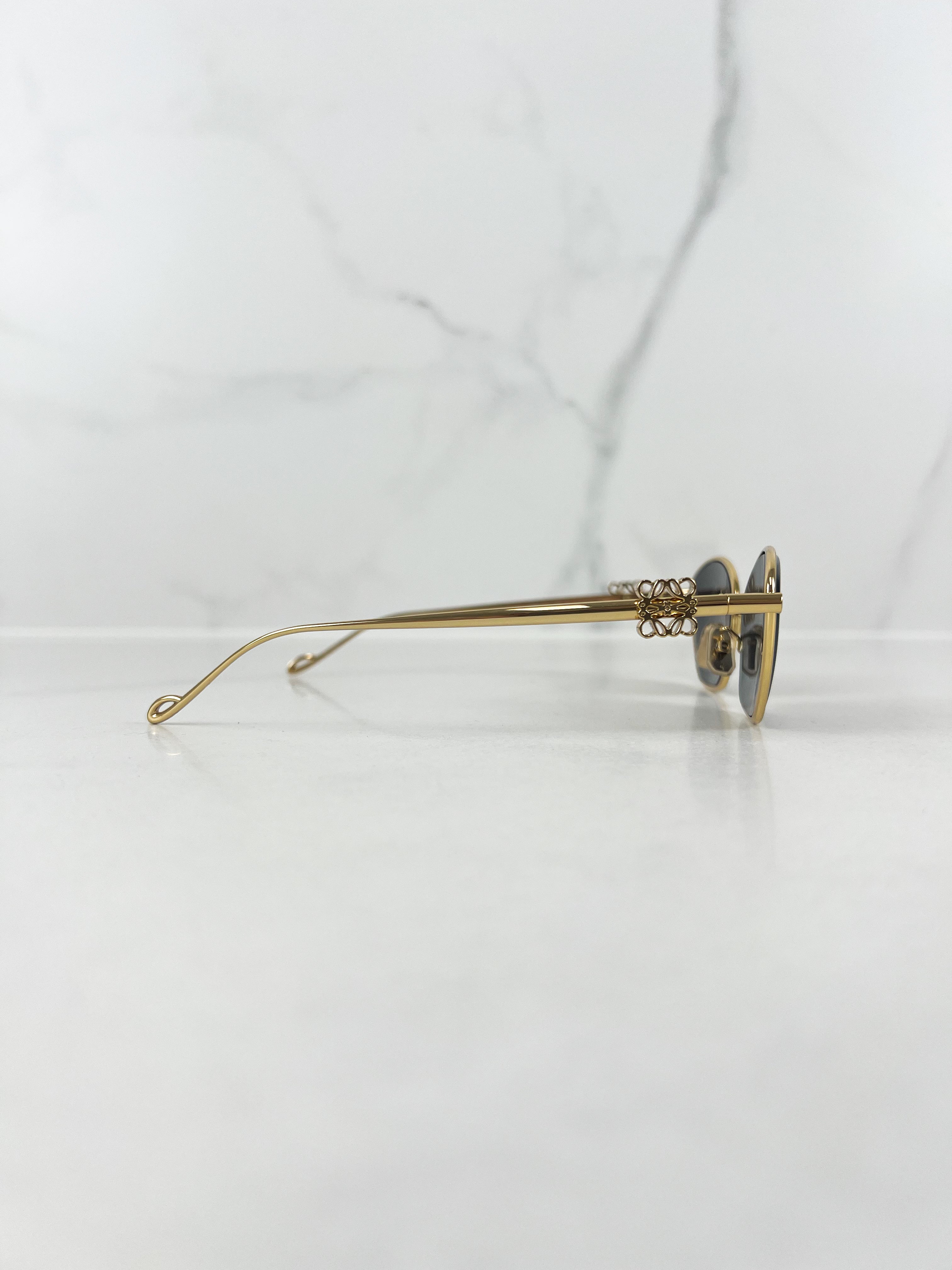 Loewe Anagram Hexagonal Sunglasses