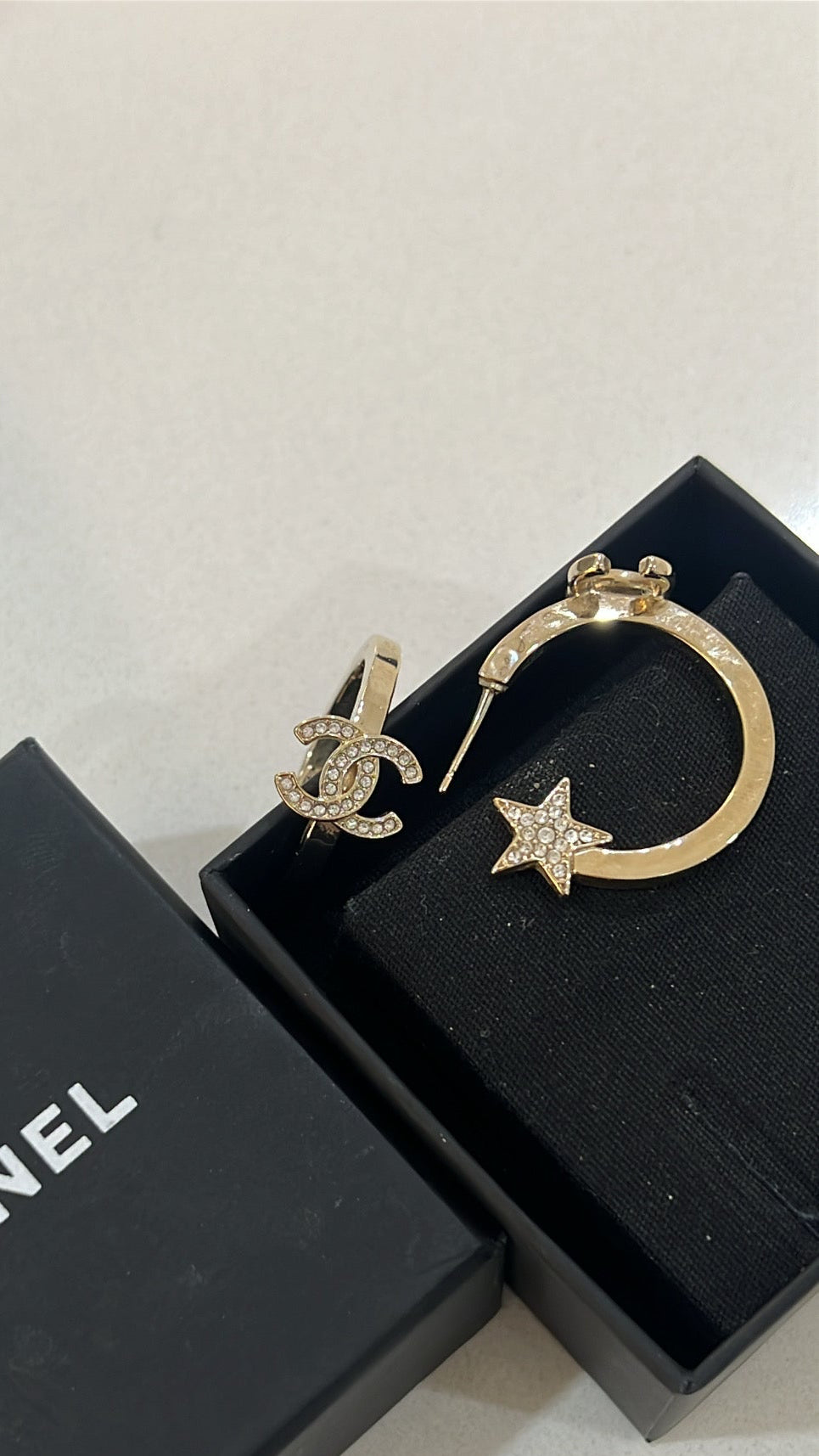Chanel CC Logo Loop Earring