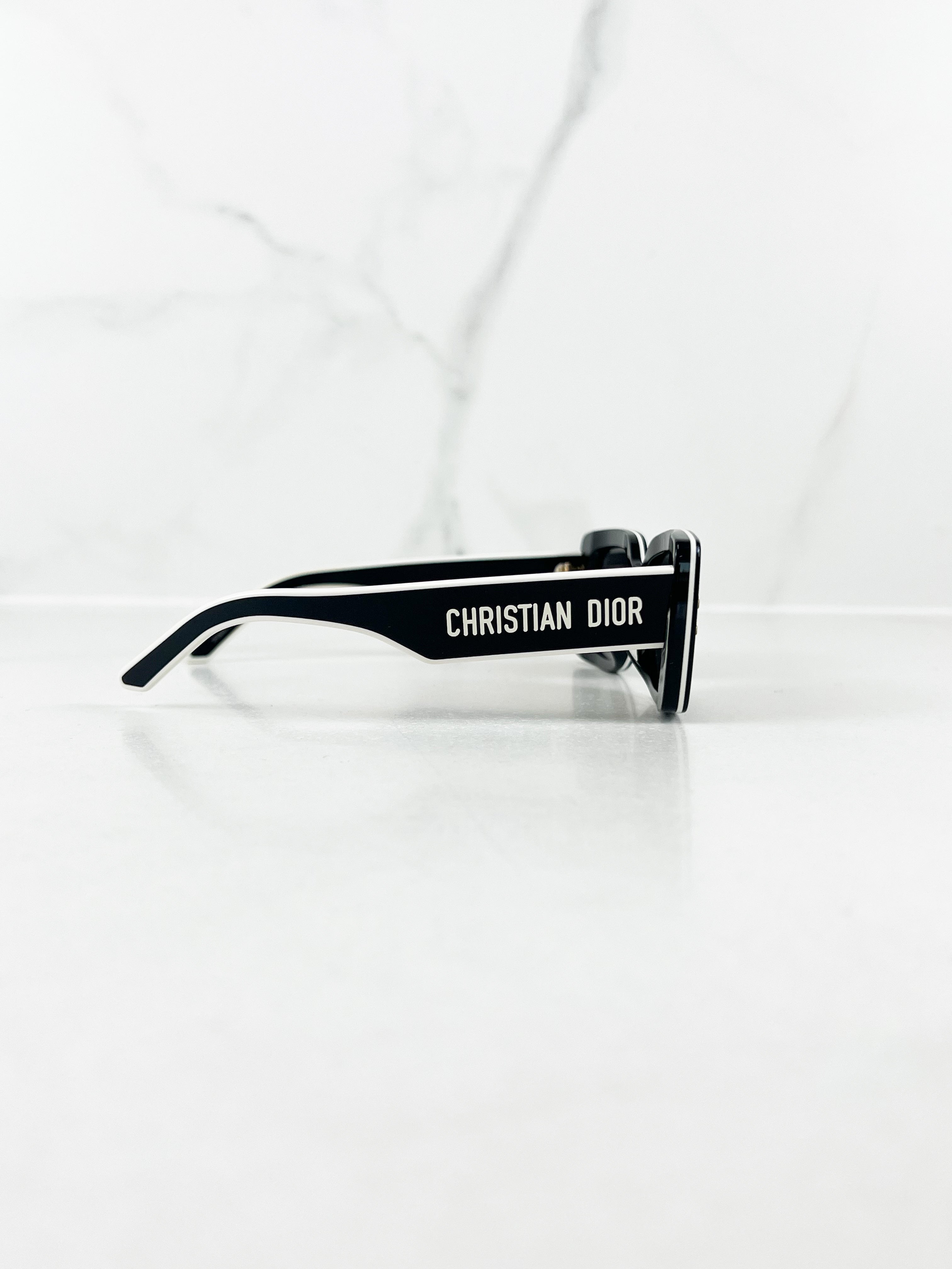 Christian Dior Logo Print Sunglasses