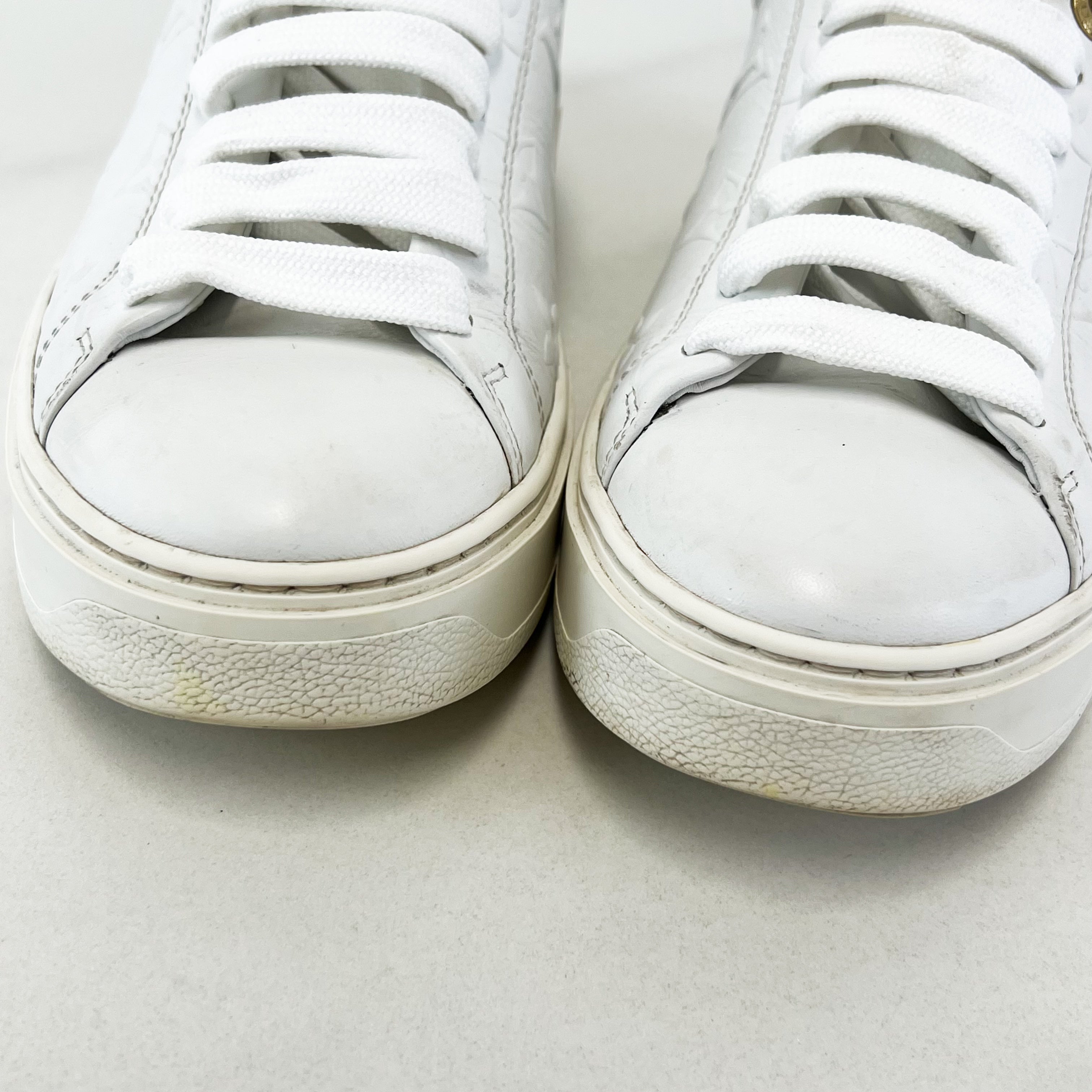 Louis Vuitton Monogram Time Out Sneaker Size 35