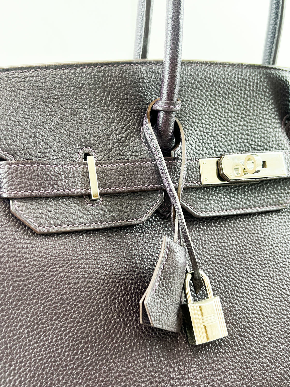 Hermes Togo Raisin Leather Birkin 35 with SHW