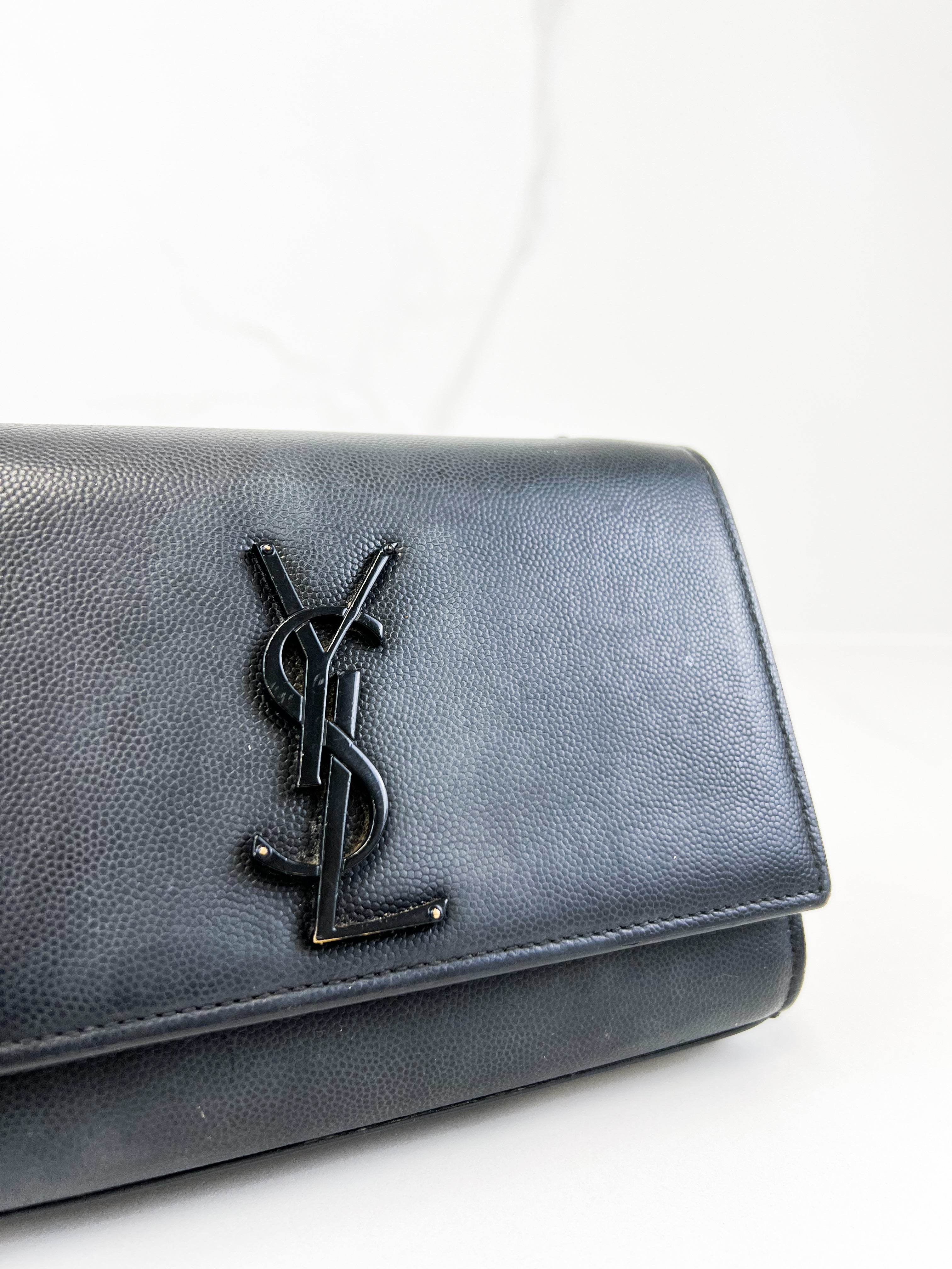 Saint Laurent Kate Small Leather Chain Bag