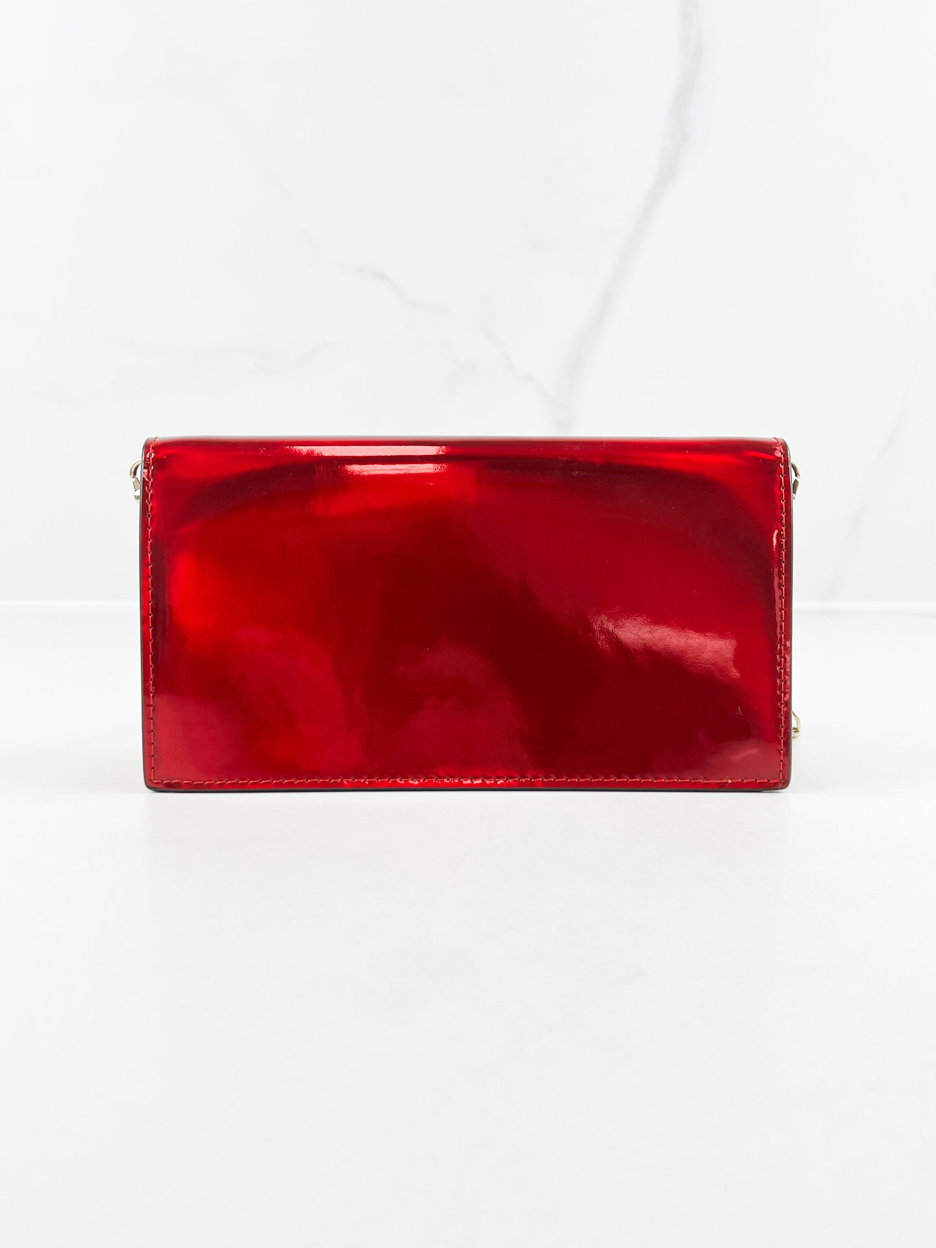 Christian Louboutin Loubi54 Patent Clutch
