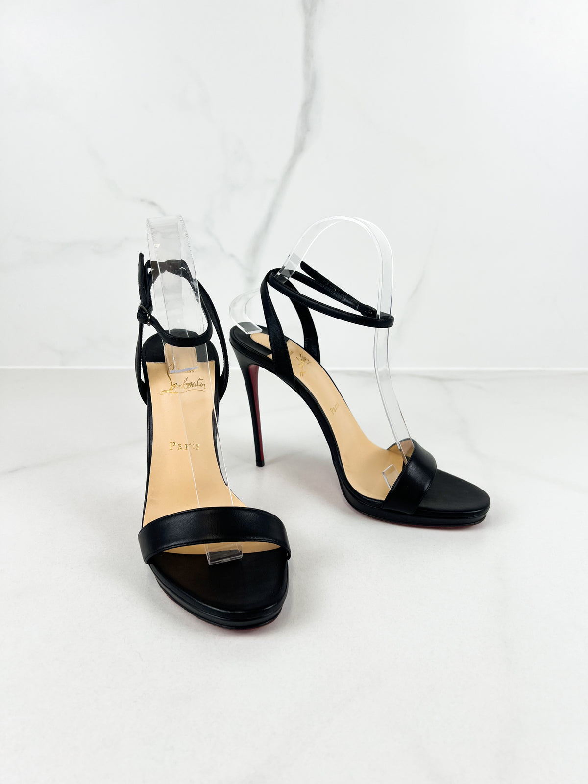 Christian Louboutin Loubigirl 100 Nappa Sandal Size 39.5