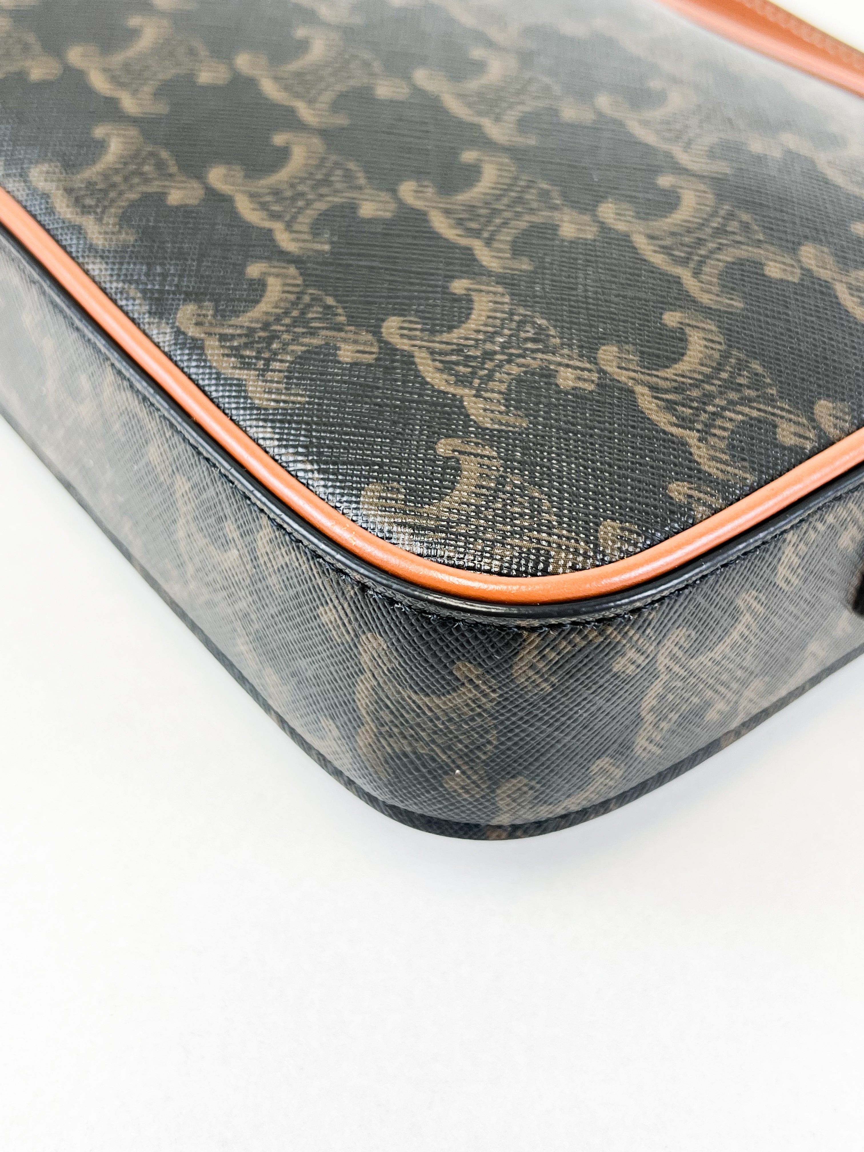 Celine Triomphe Canvas Mini Camera Shoulder Bag