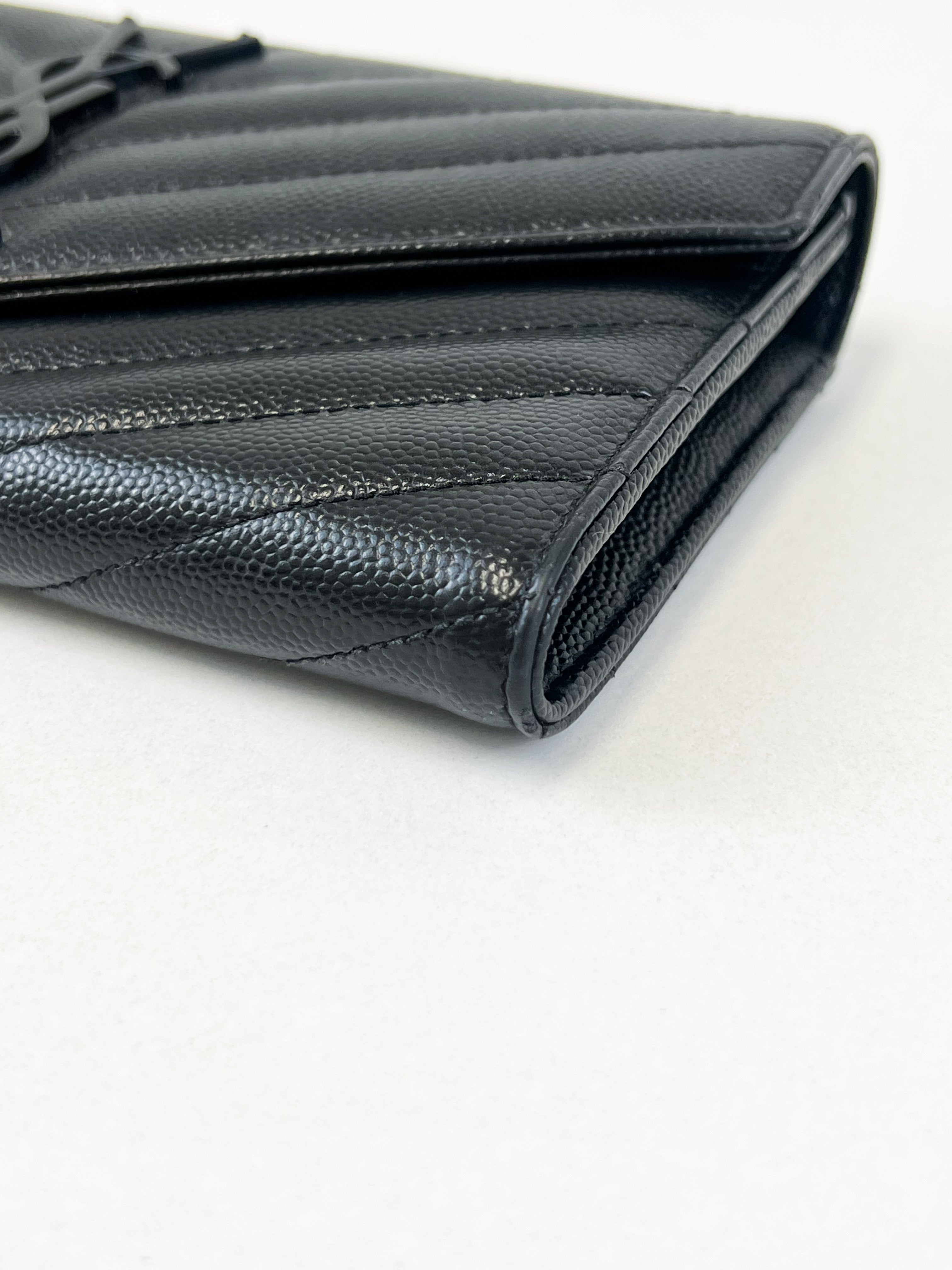 Saint Laurent Cassandre Matelasse Large Wallet