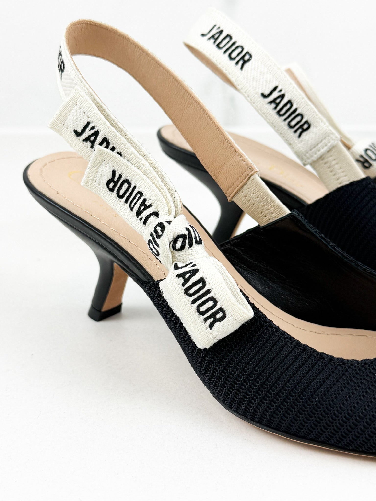 Christian Dior Jadior Slingback Kitten Heel Size 36