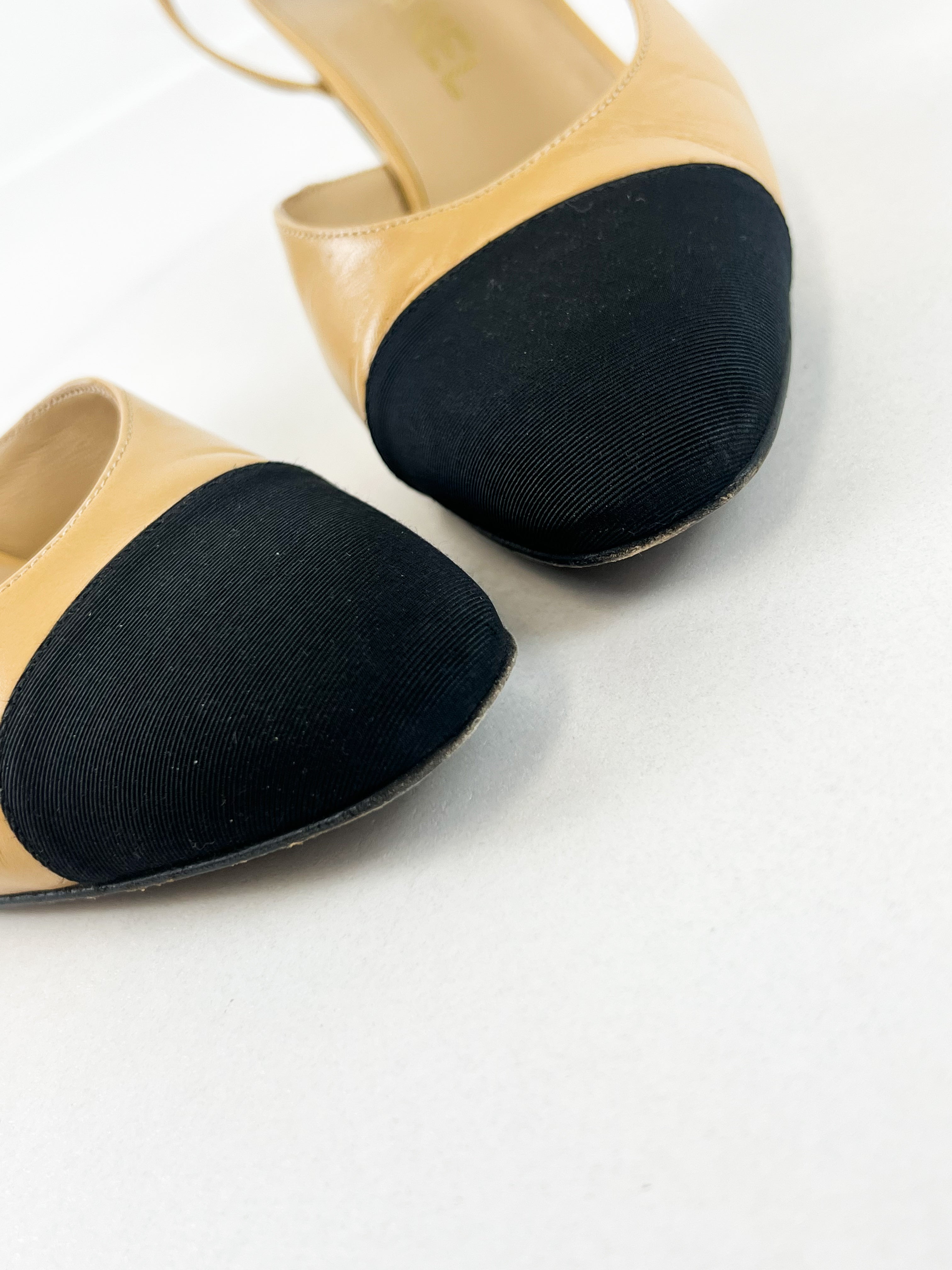 Chanel Goatskin Slingback Size 36C