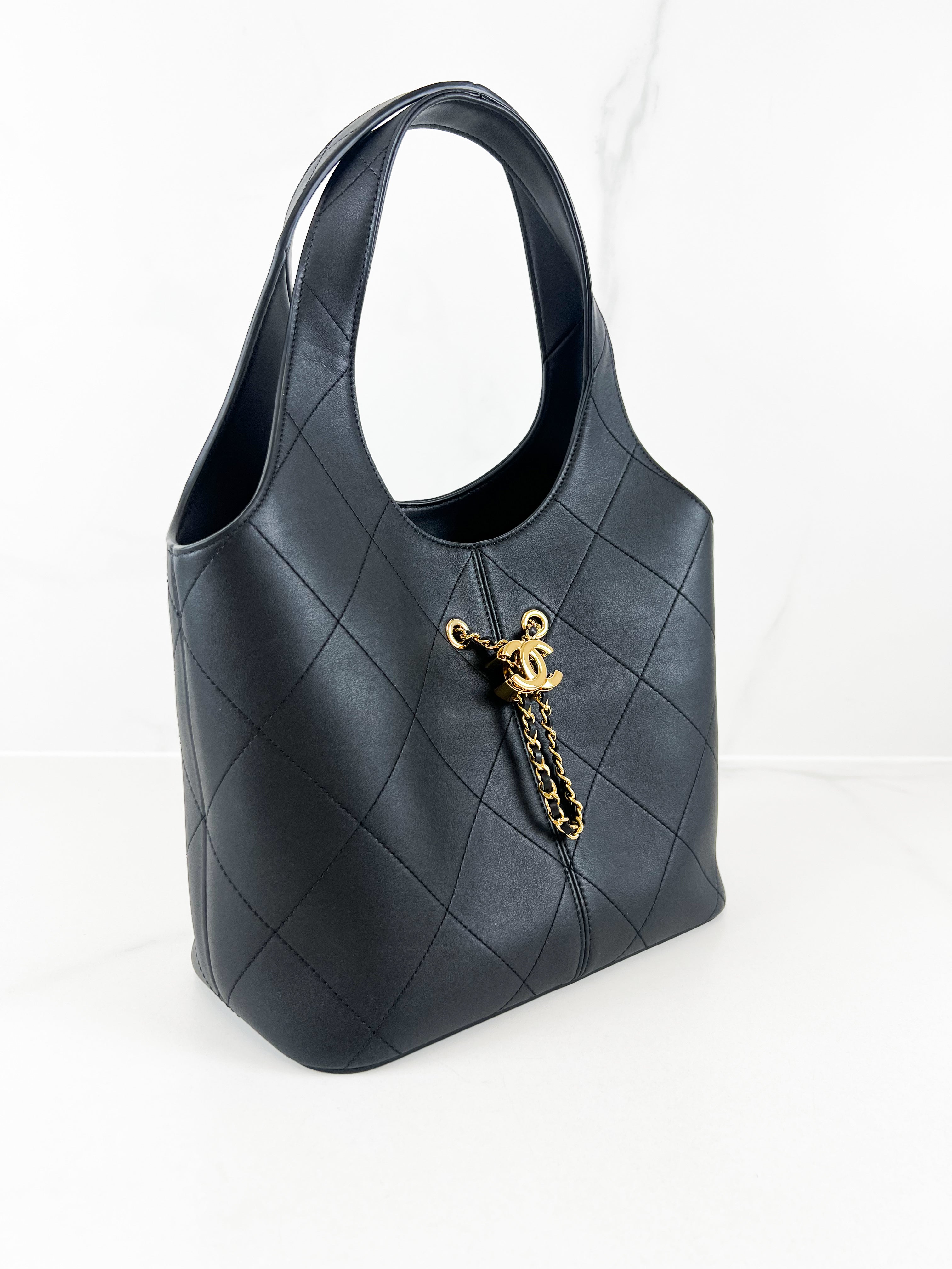 Chanel 26 Black Calfskin Tote GHW