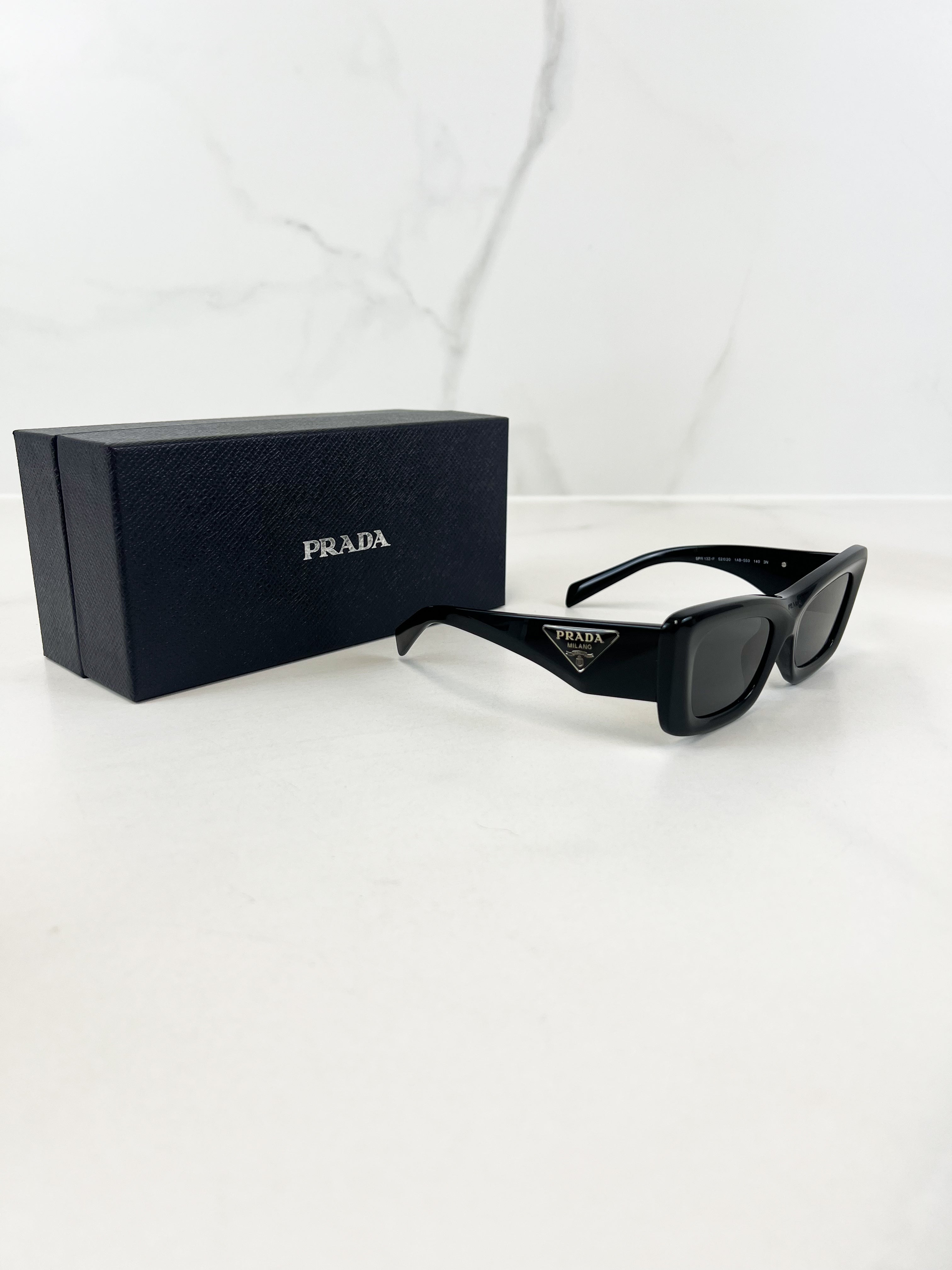 Prada Logo Arm Sunglasses Cat Eye