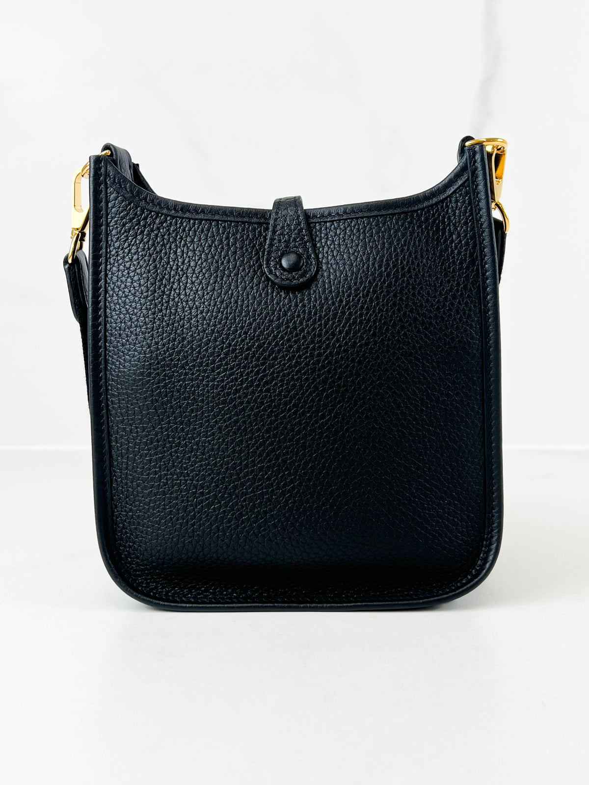 Hermes 16 Mini Evelyne in Black