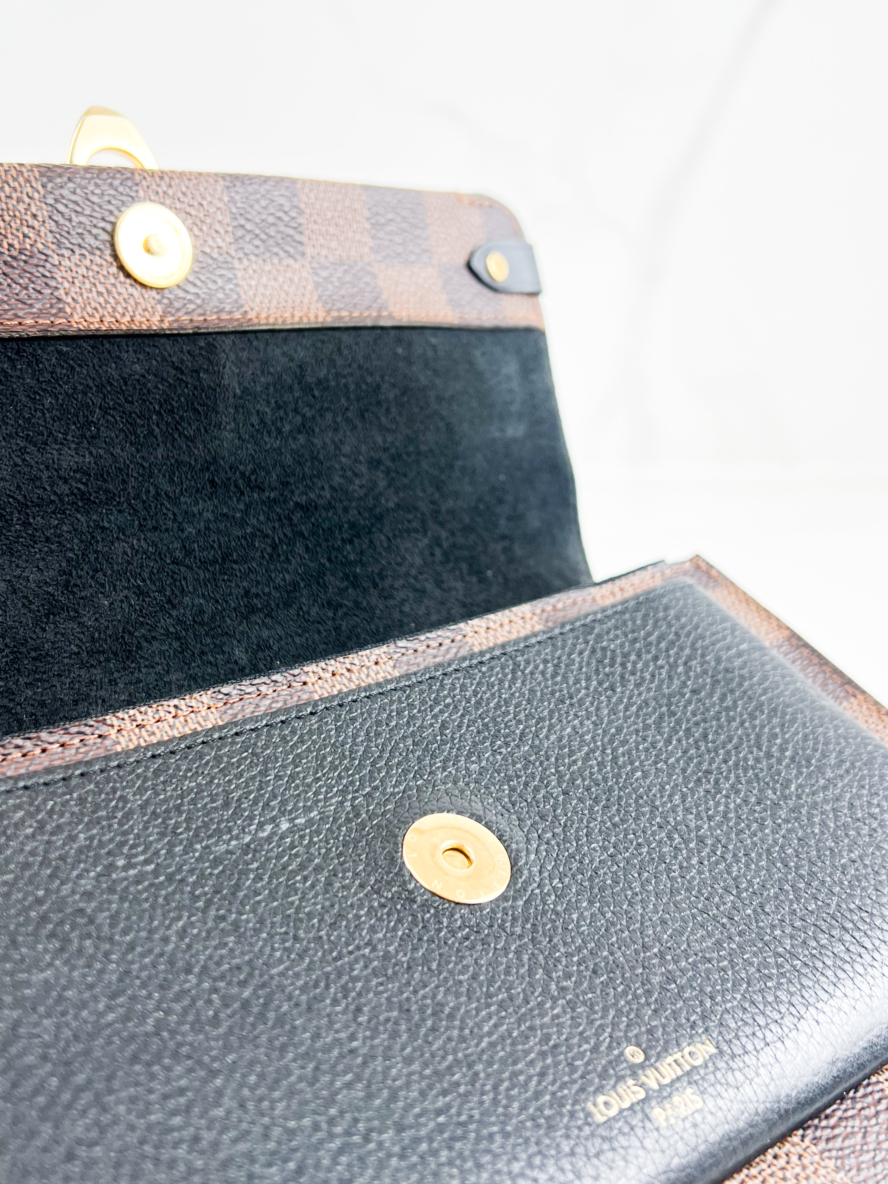 Louis Vuitton Damier Ebene Canvas Vavin WOC