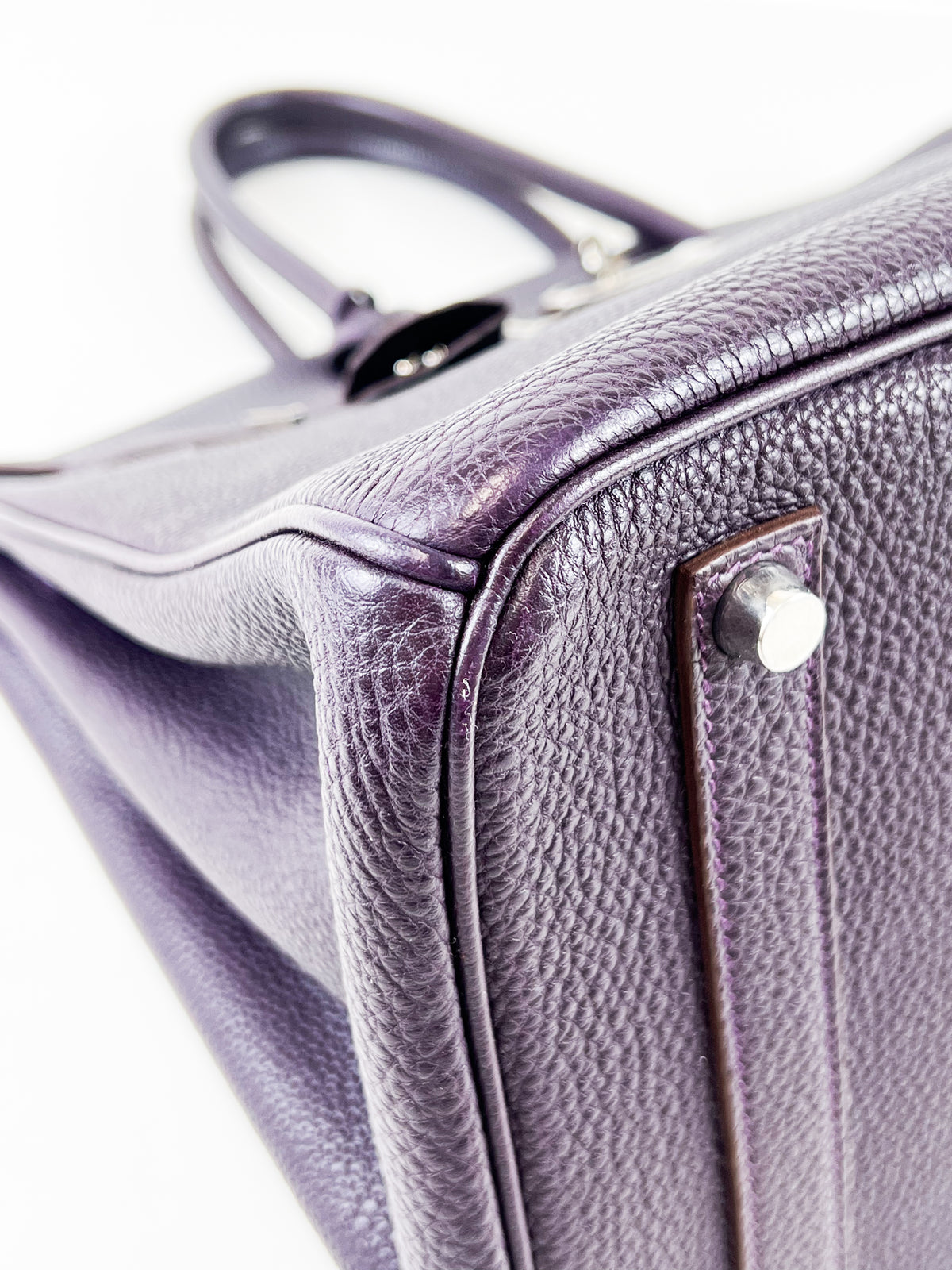 Hermes Togo Raisin Leather Birkin 35 with SHW