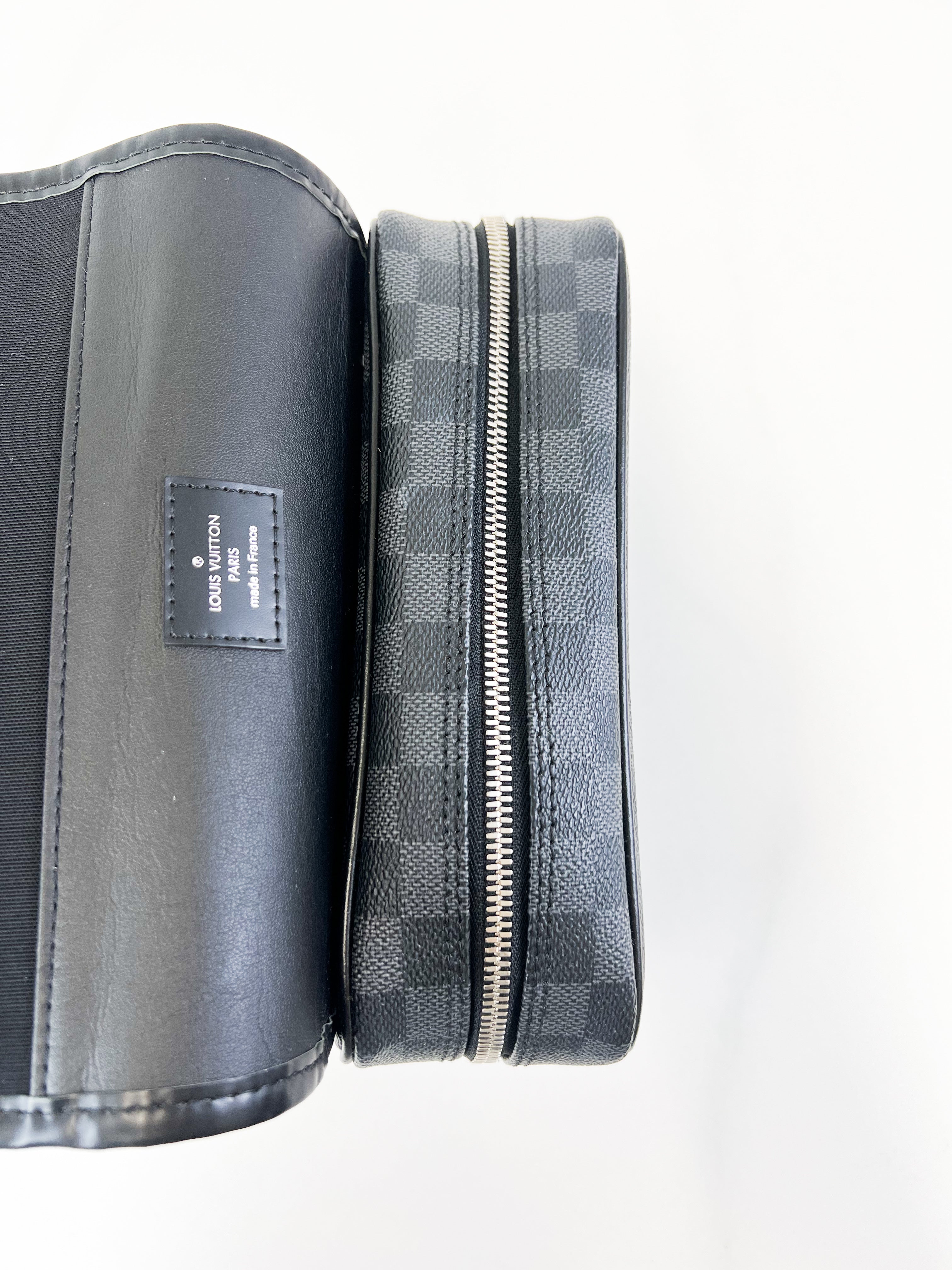 Louis Vuitton Graphite Hanging Toiletry Pouch