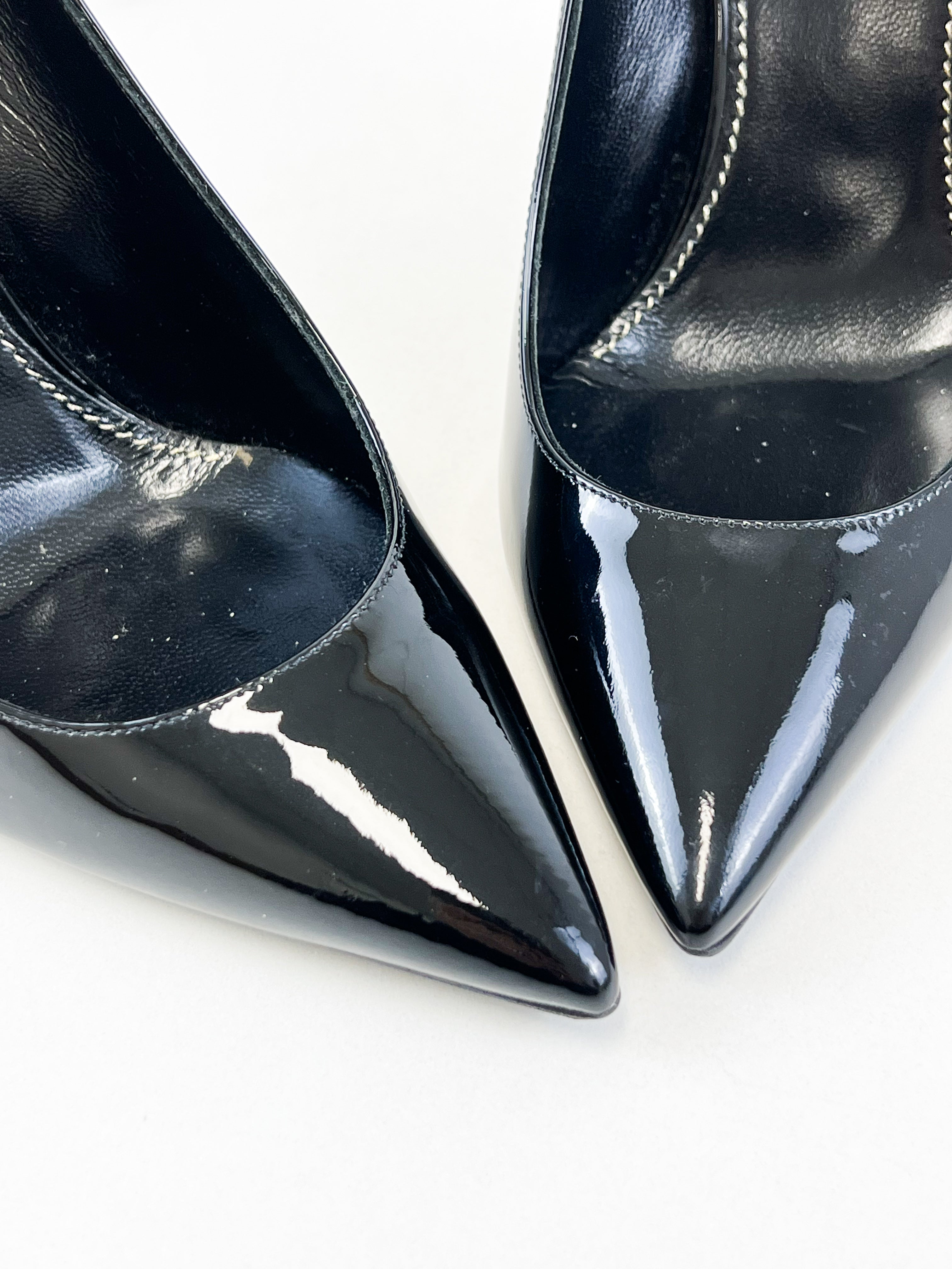 Saint Laurent Opyum Pump in Patent Leather Size 37