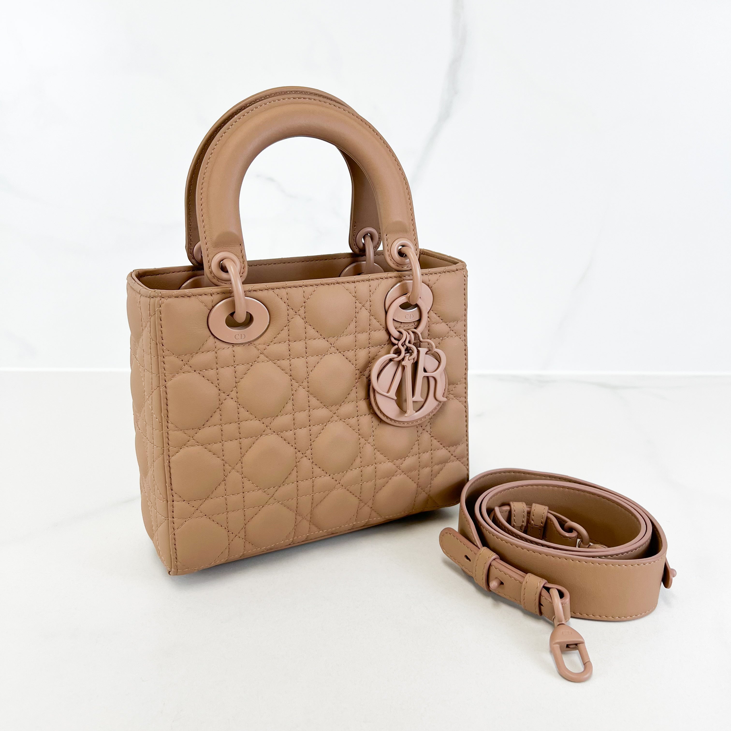 Christian Dior Small Lady Dior Blush Ultramatte Shopluxe Consignment