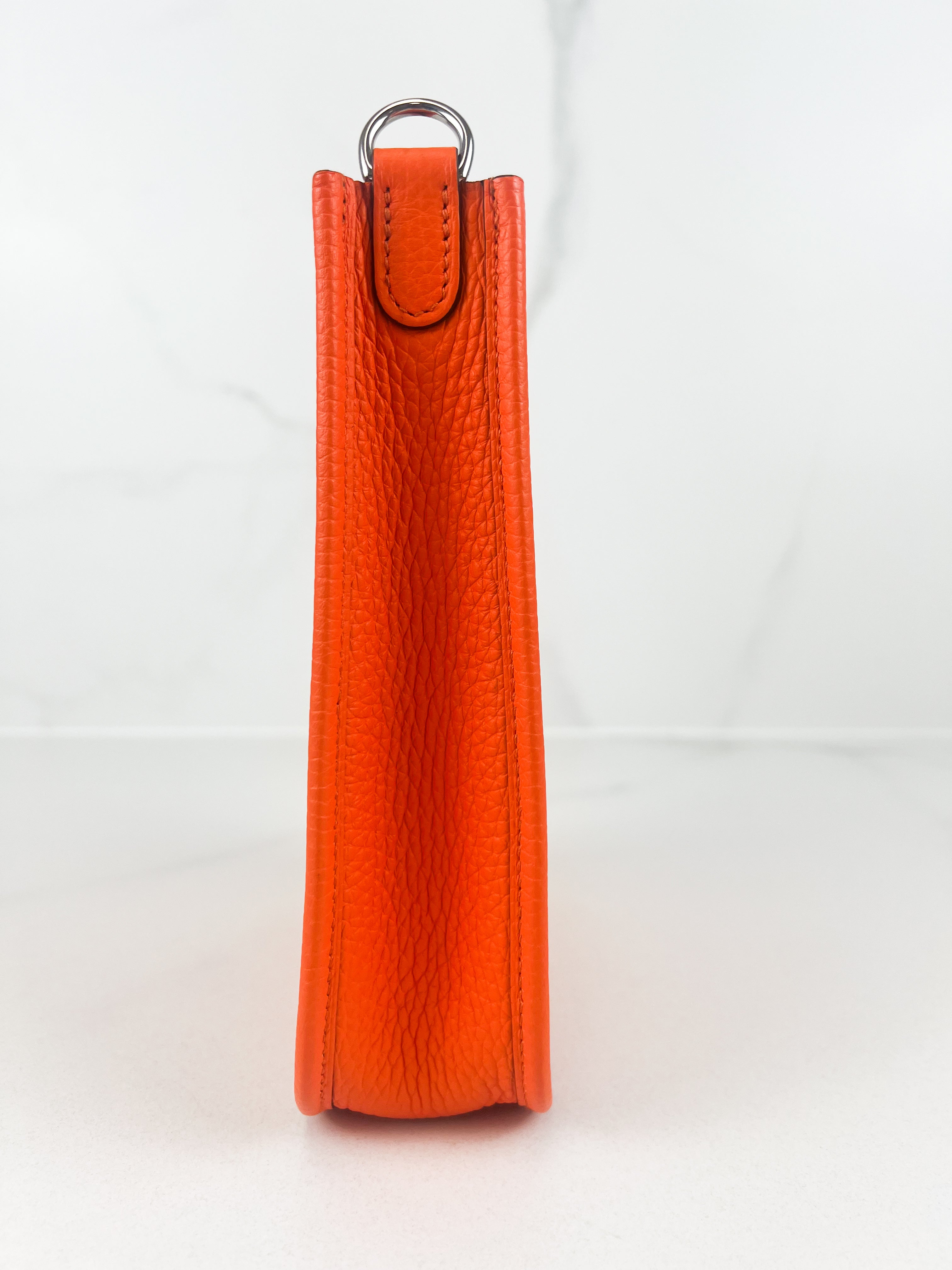 Hermes Orange Clemence Evelyne 16 with SHW