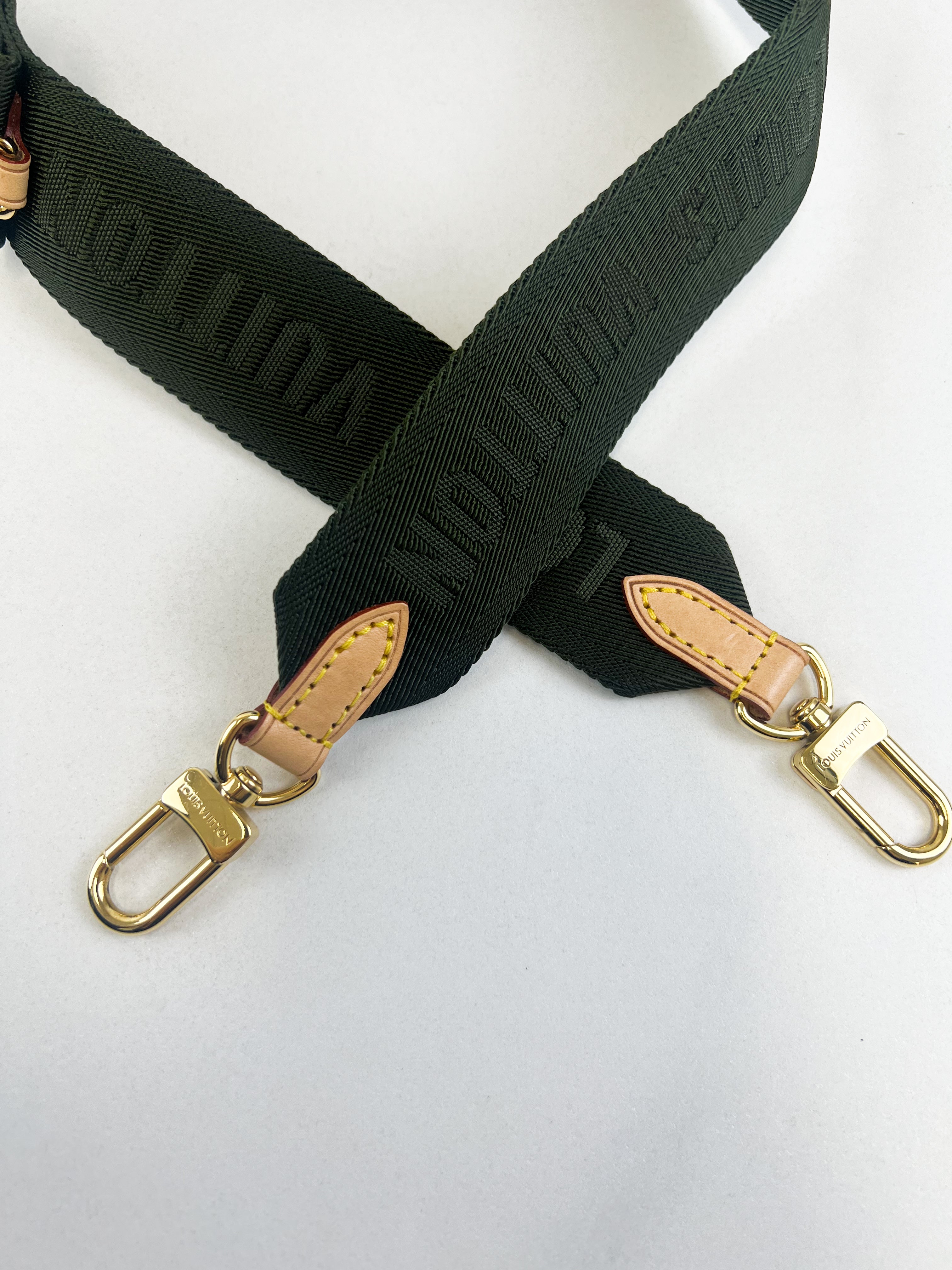 Louis Vuitton Khaki Bandouliere Strap