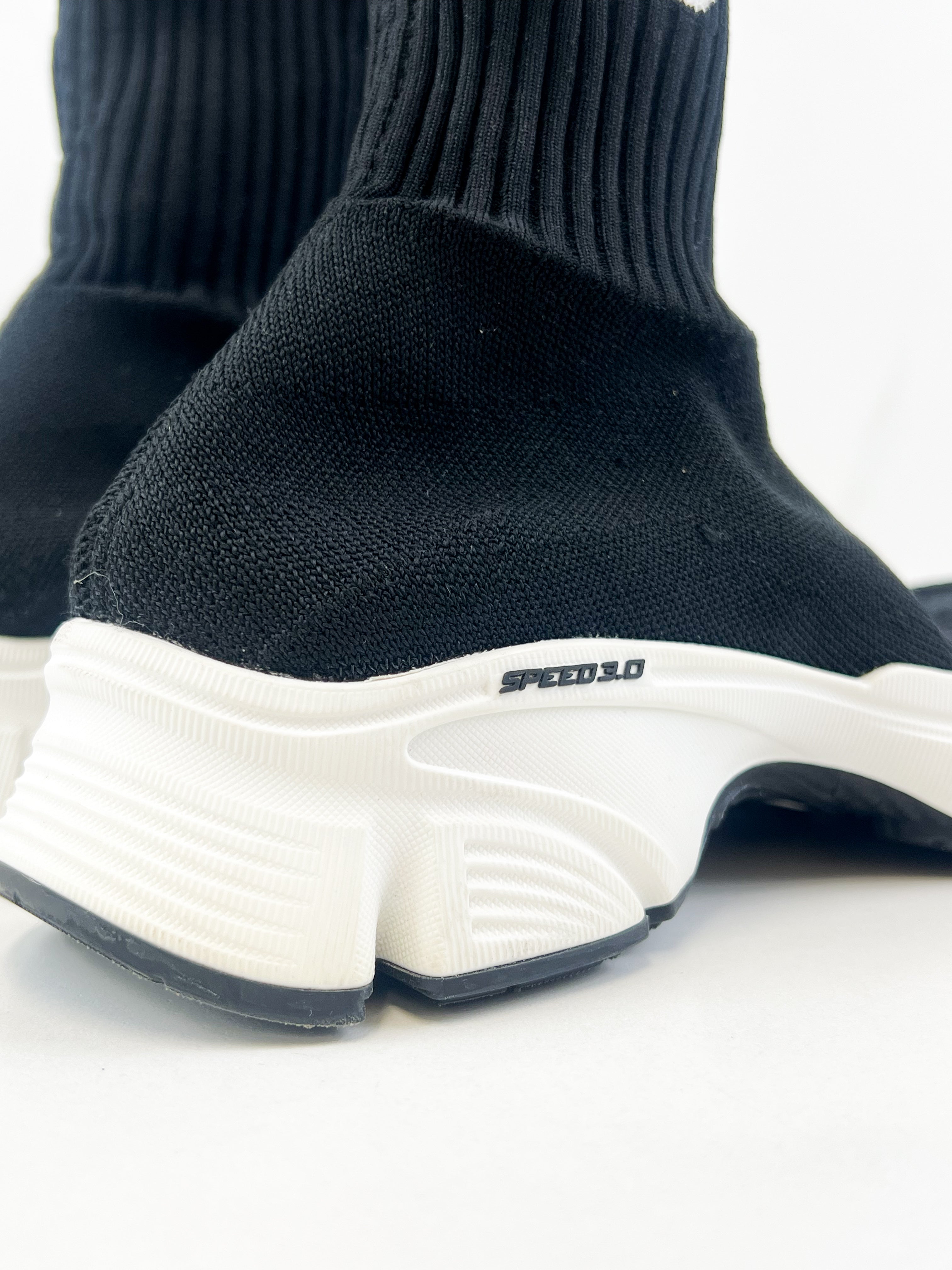 Balenciaga Black Knit Sneaker Size 35