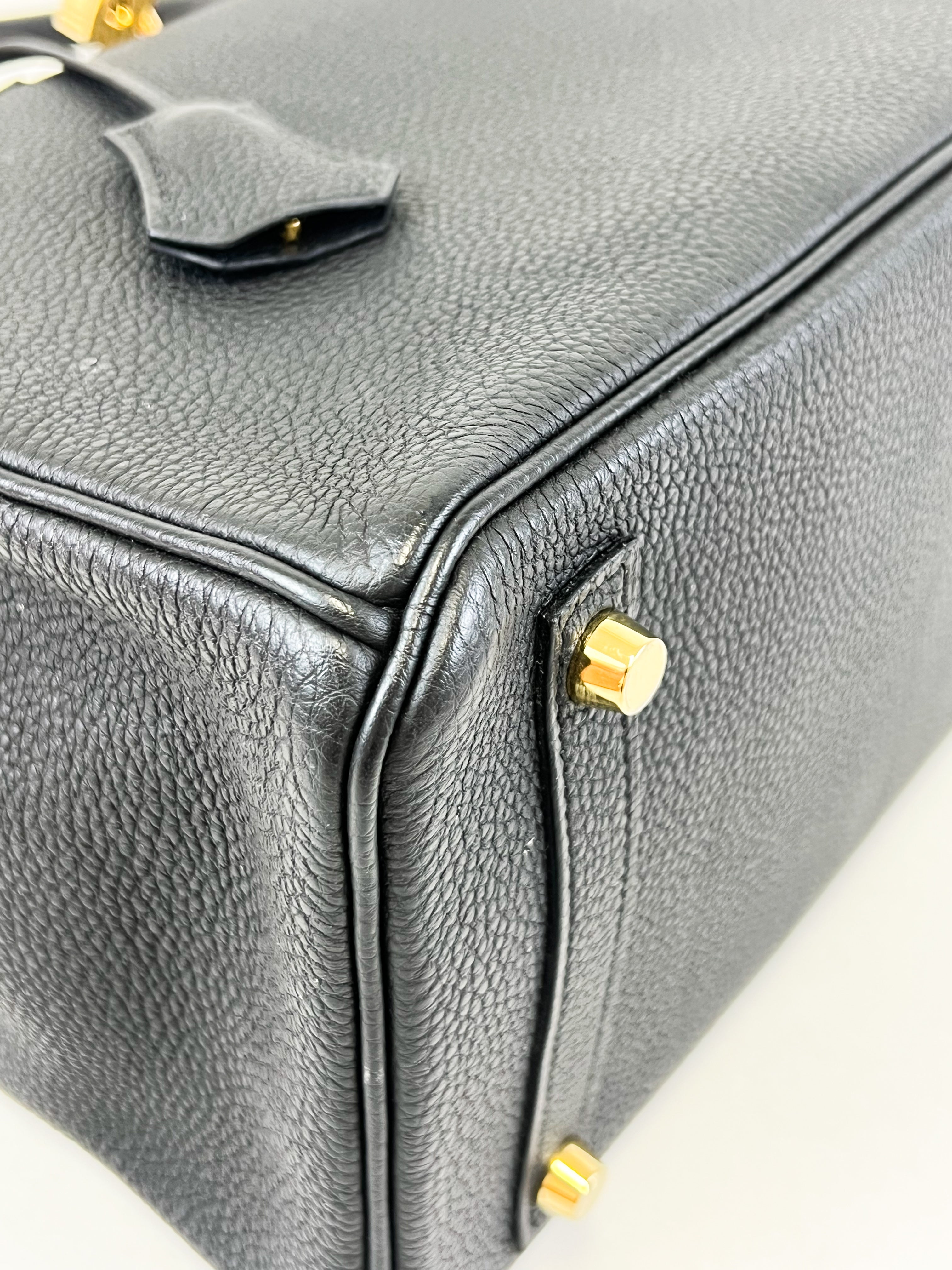 Hermes Togo Noir Birkin 30 with GHW