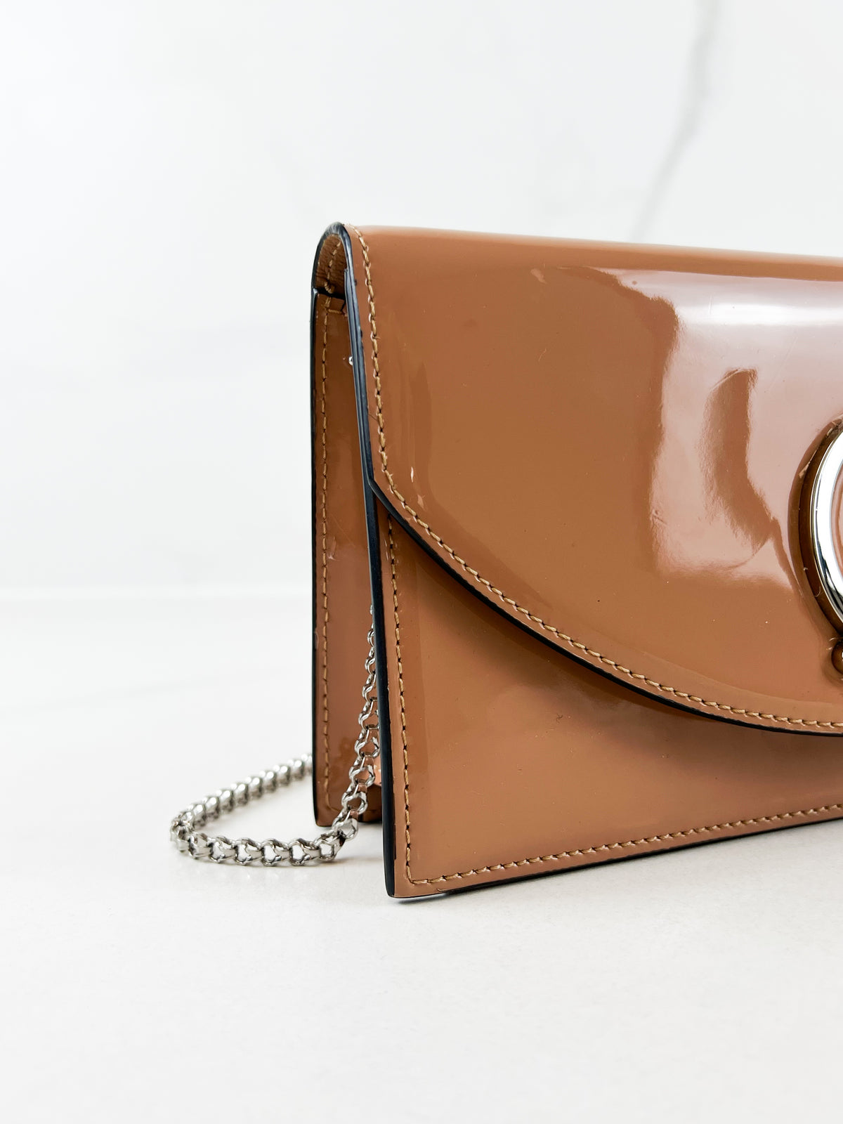 Christian Louboutin Loubi54 Patent Clutch