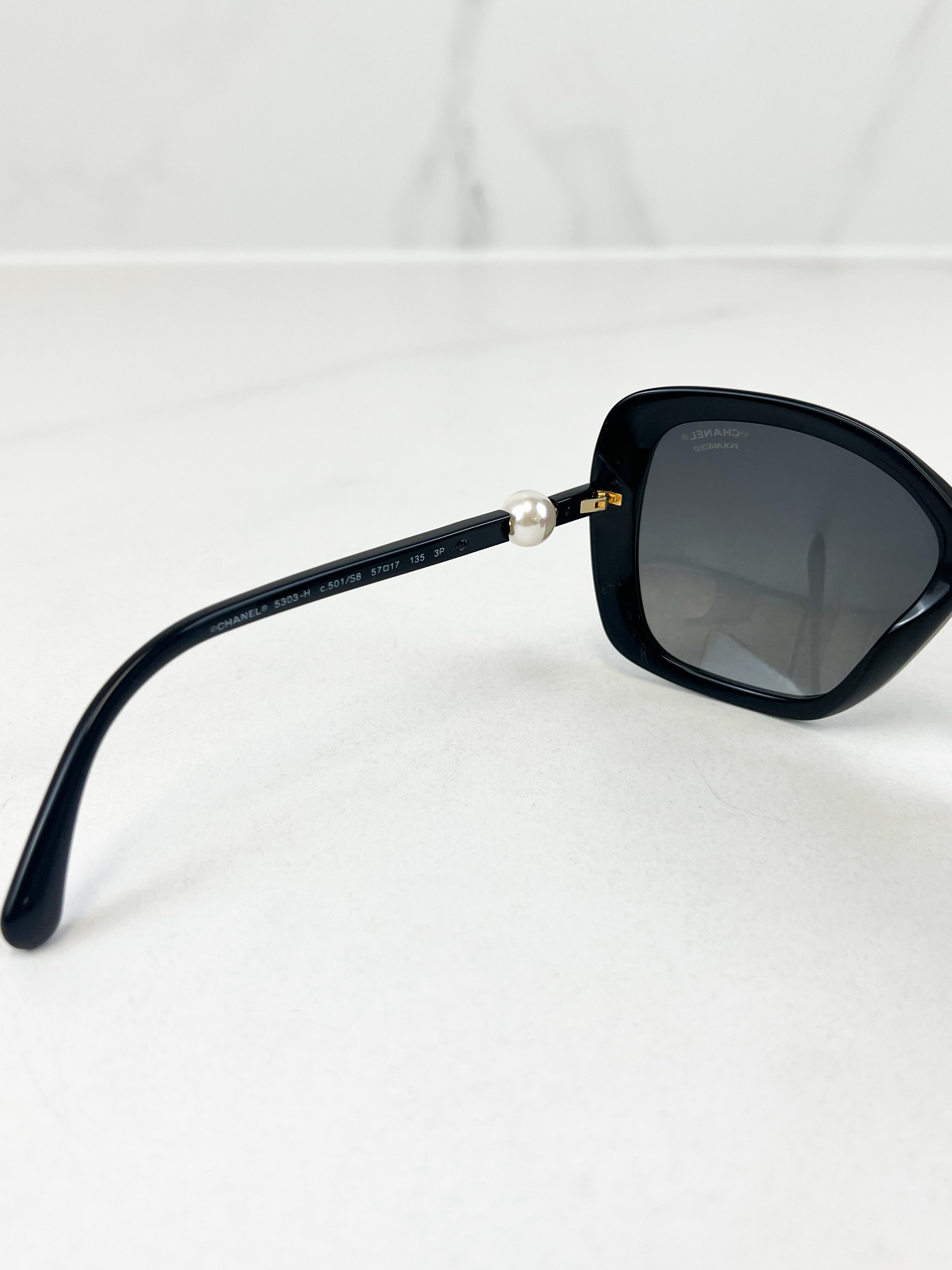 Chanel CC Pearl Sunglasses