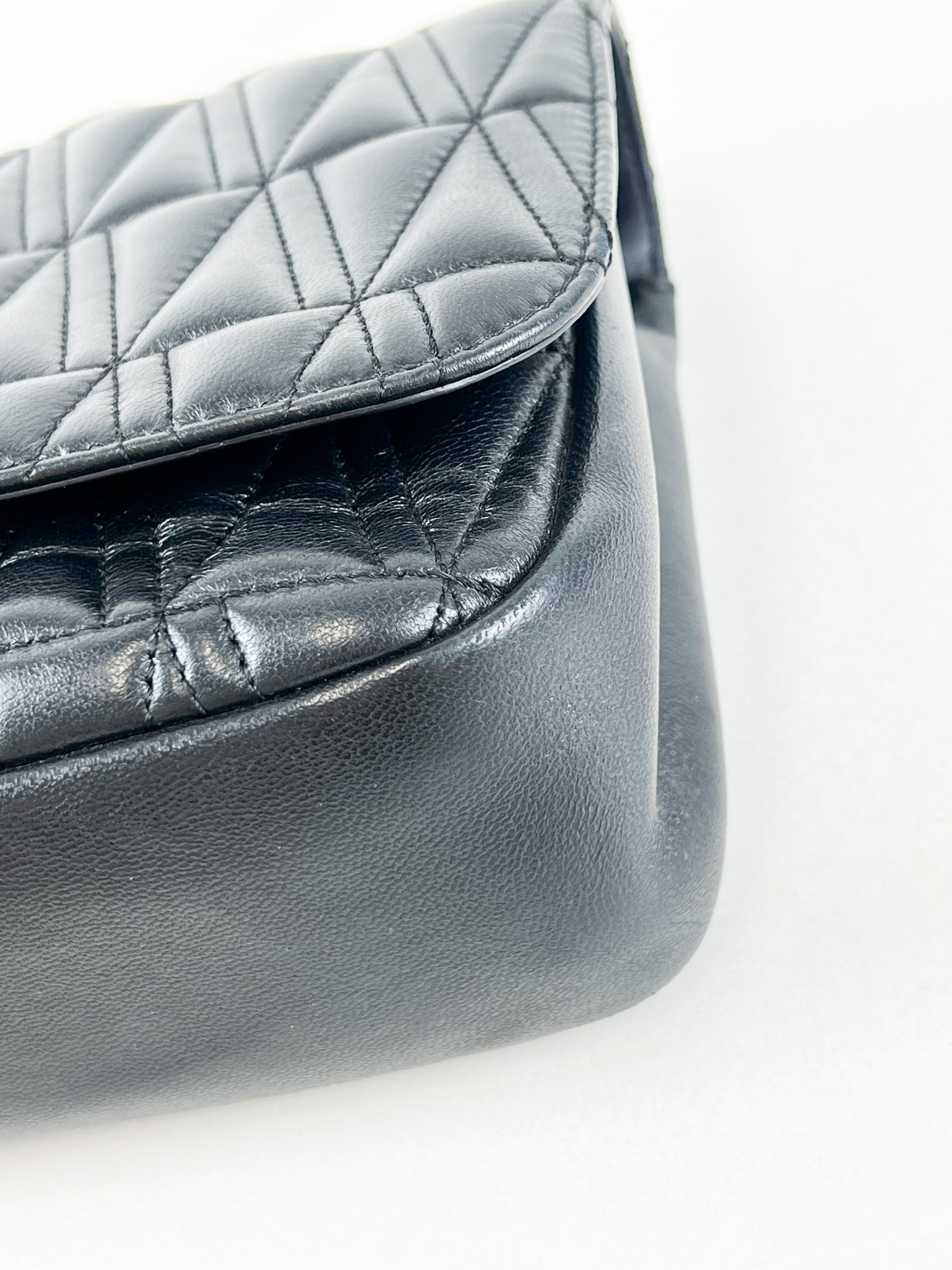 Versace Black Virtus Shoulder Bag with GHW