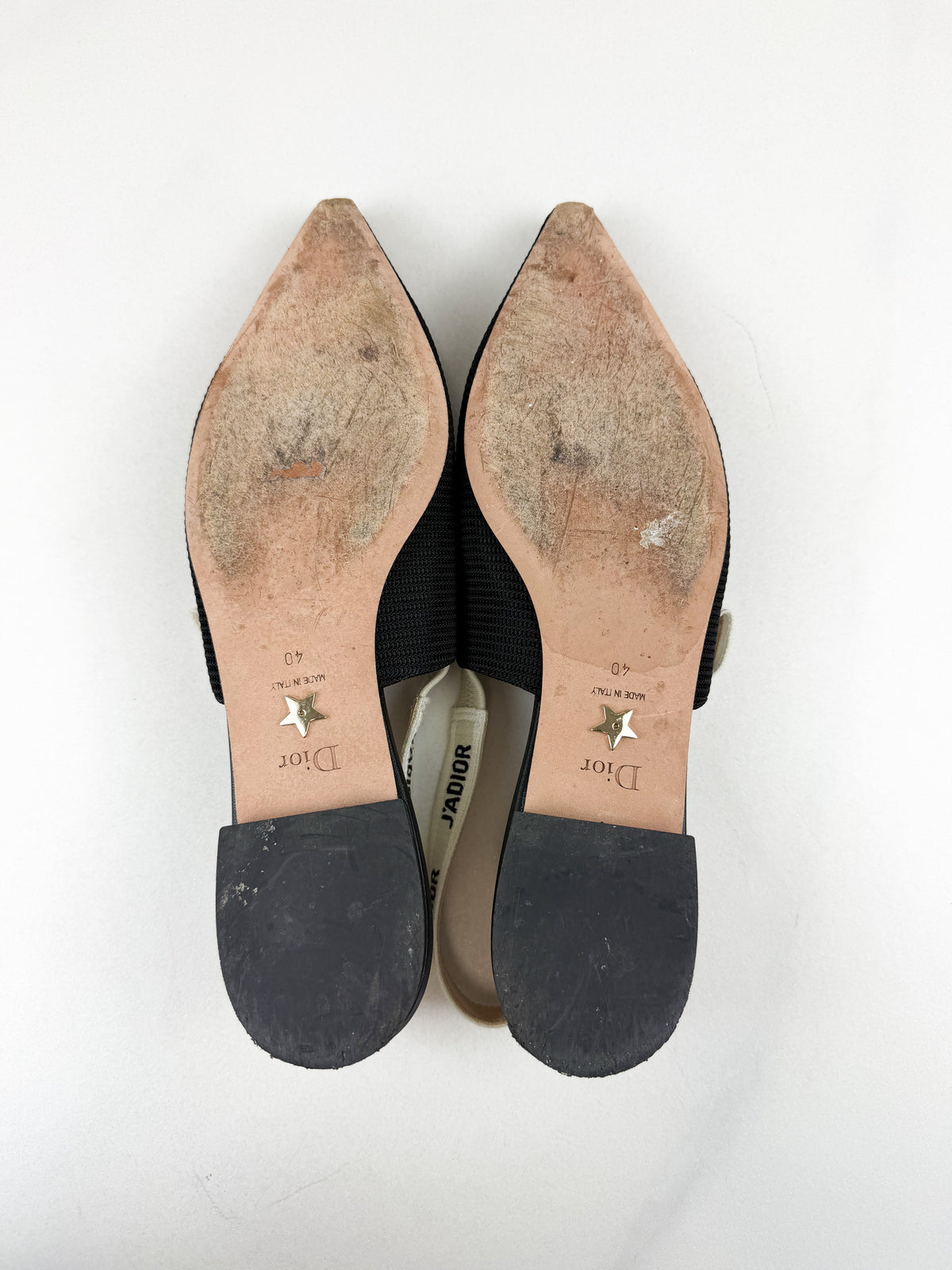 Christian Dior Jadior Slingback Ballerina Flat Size 40