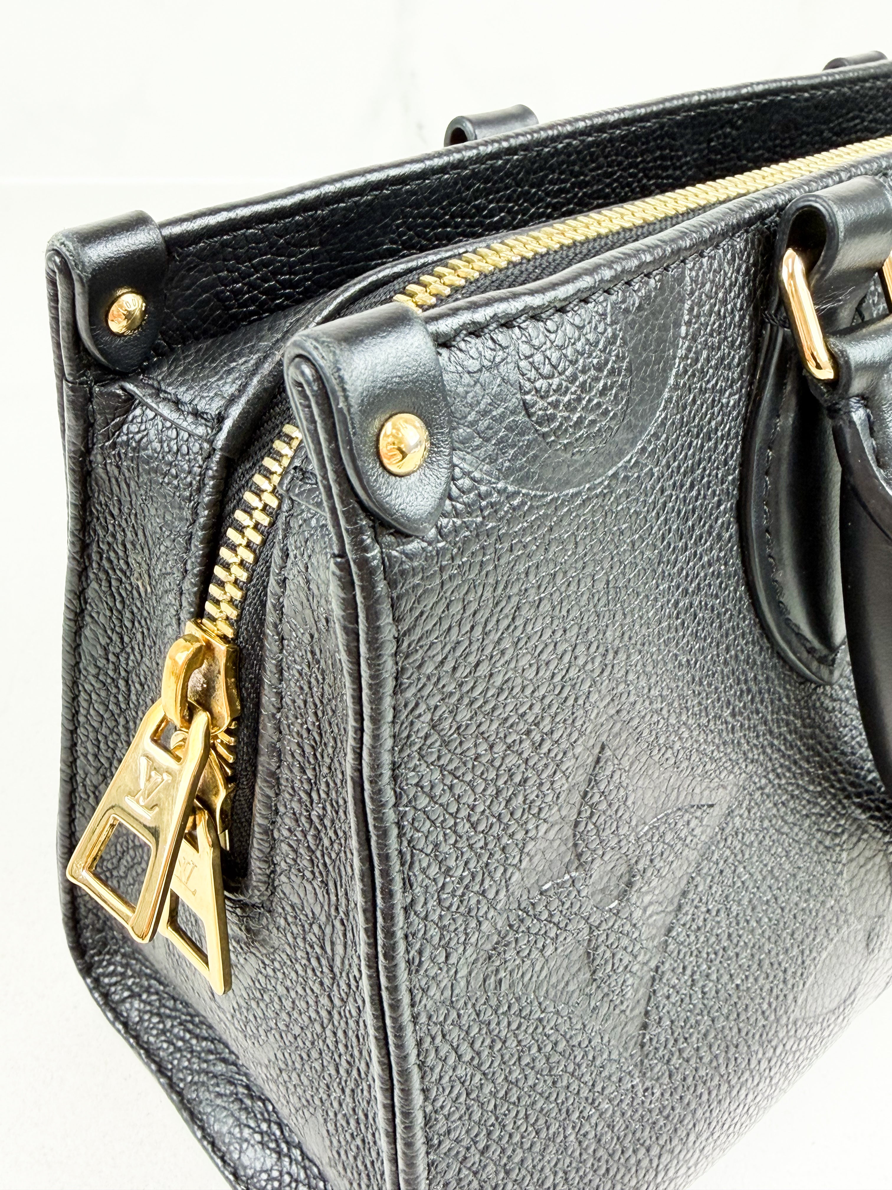 Louis Vuitton OnTheGo East West Black Monogram Empreinte Leather