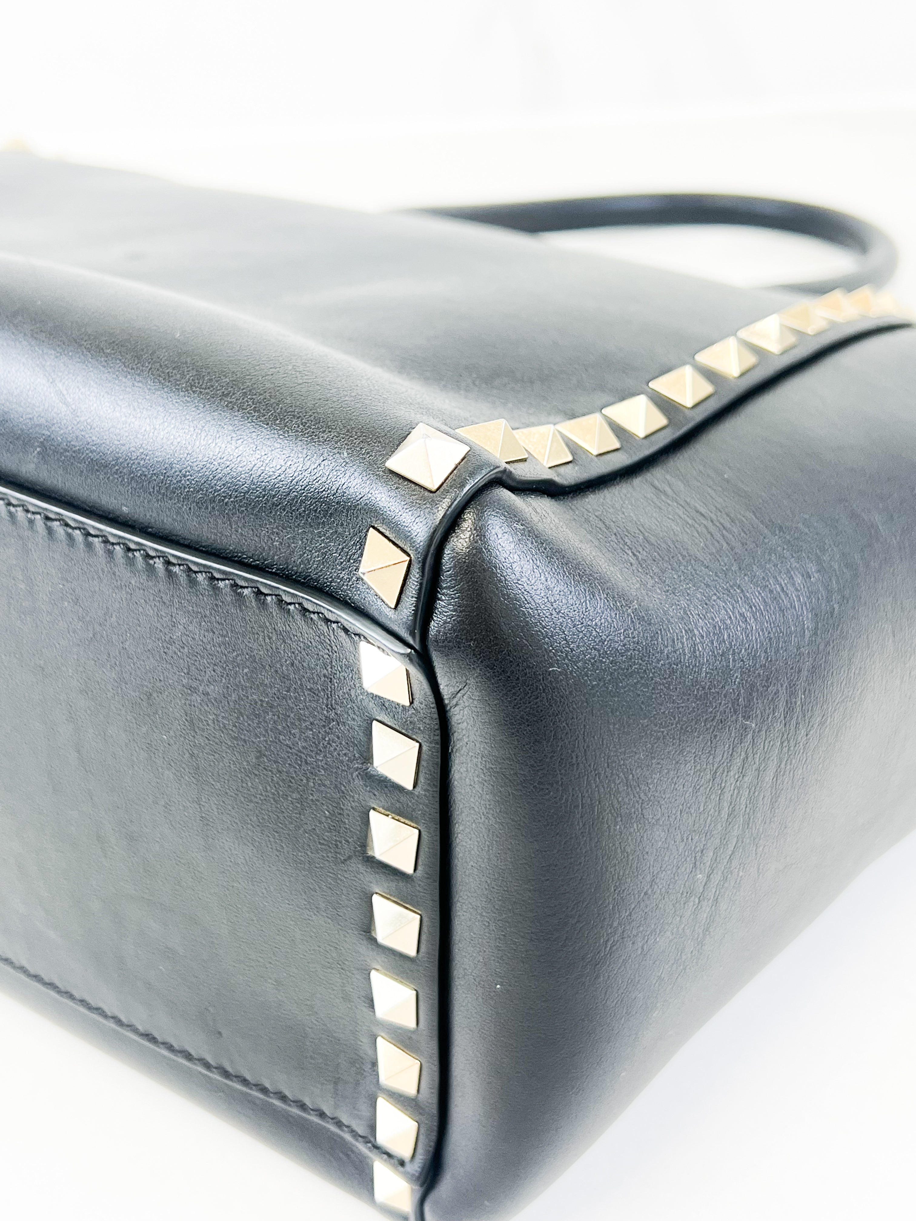 Valentino Garavani Rockstud Leather Tote