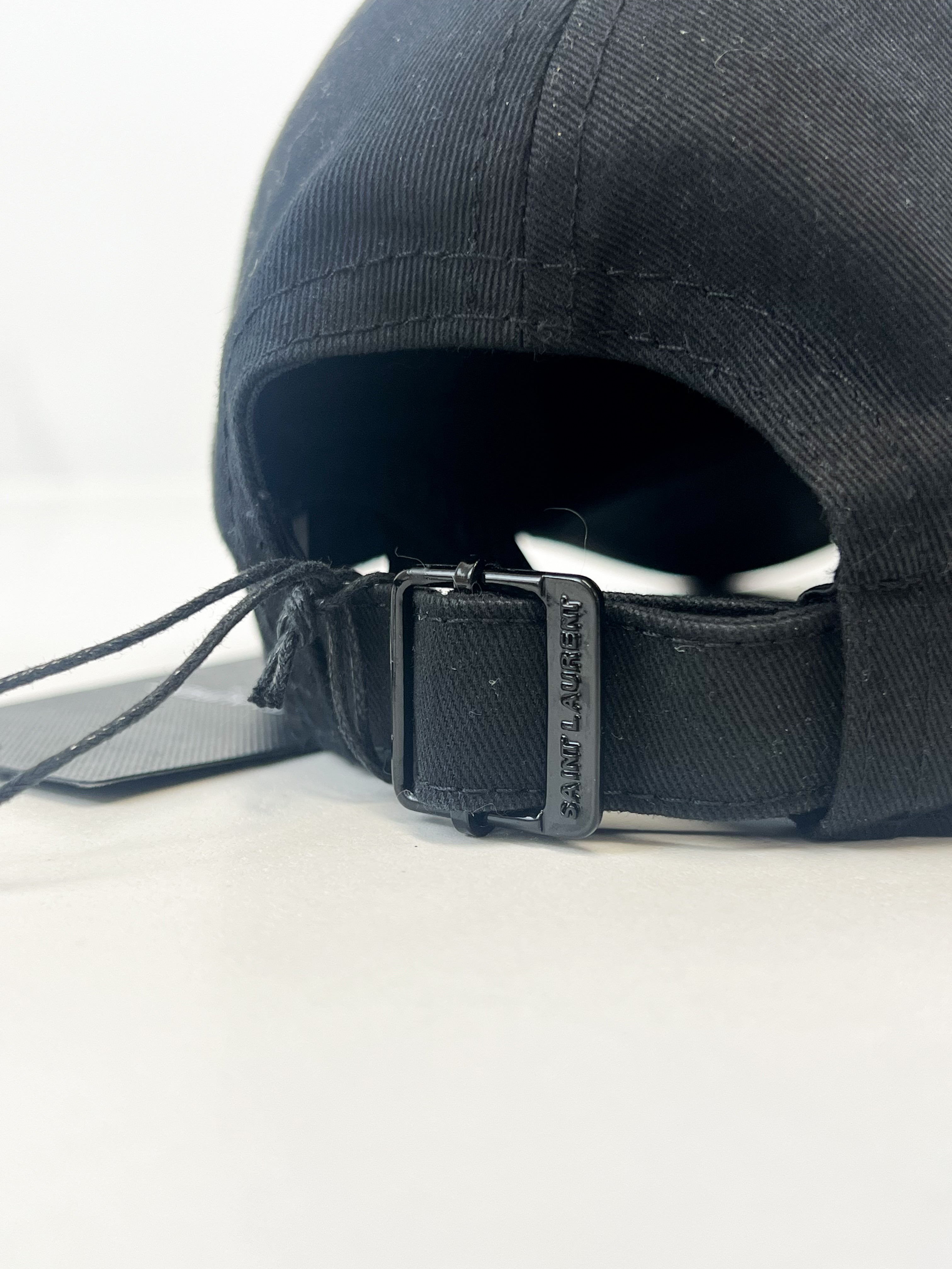 Saint Laurent Casquette Nior Patch Cap