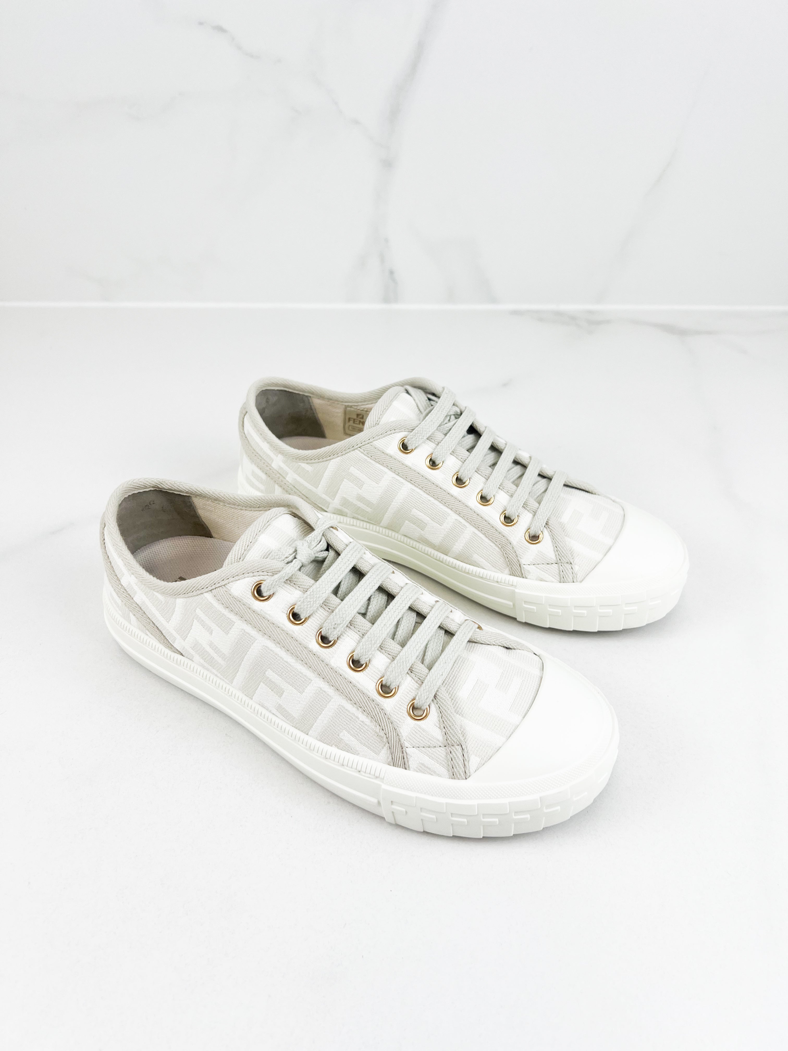 Fendi Domino FF Fabric Low-Top Sneaker
