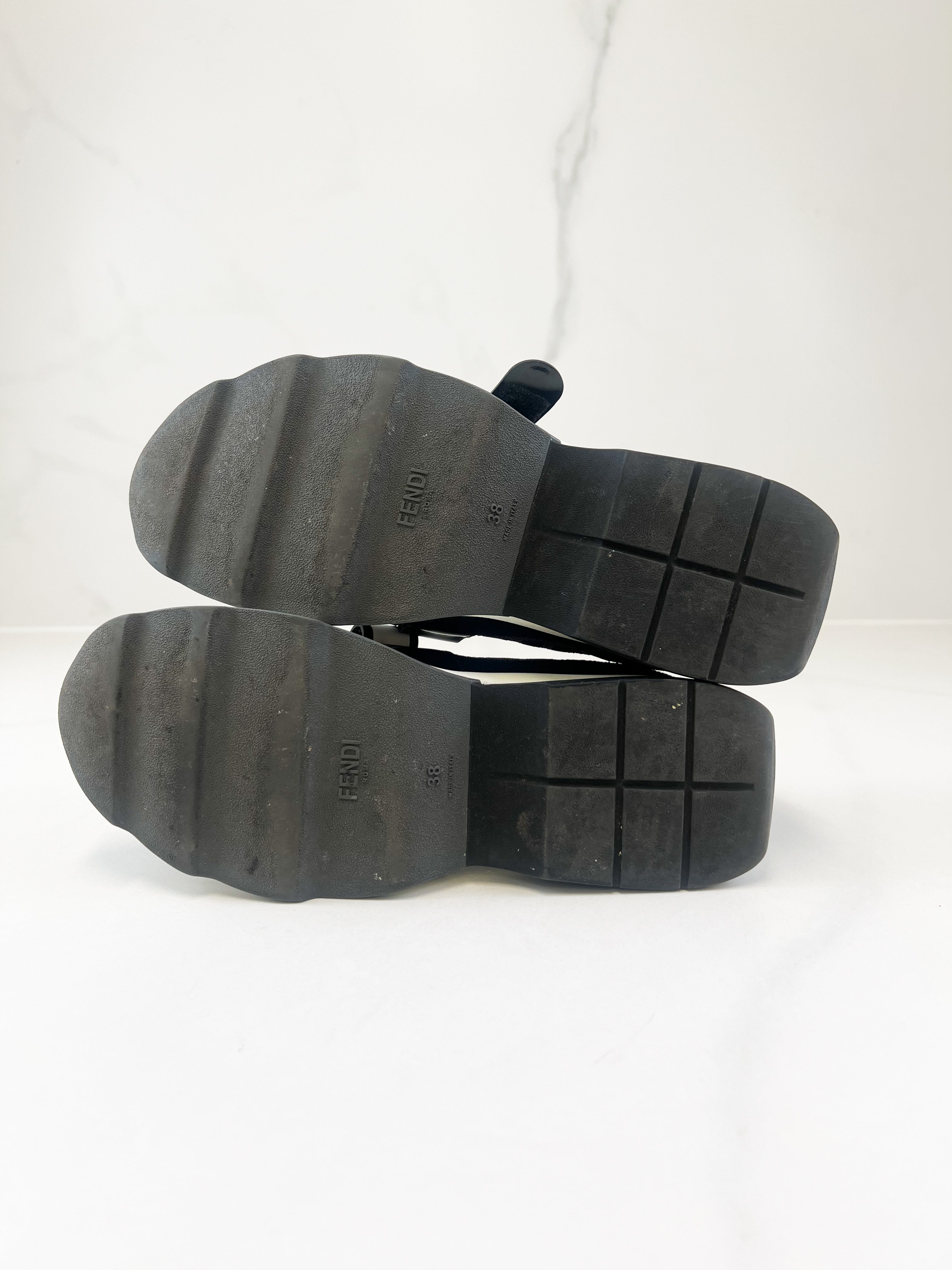Fendi FF Fabric Sneaker Size 38