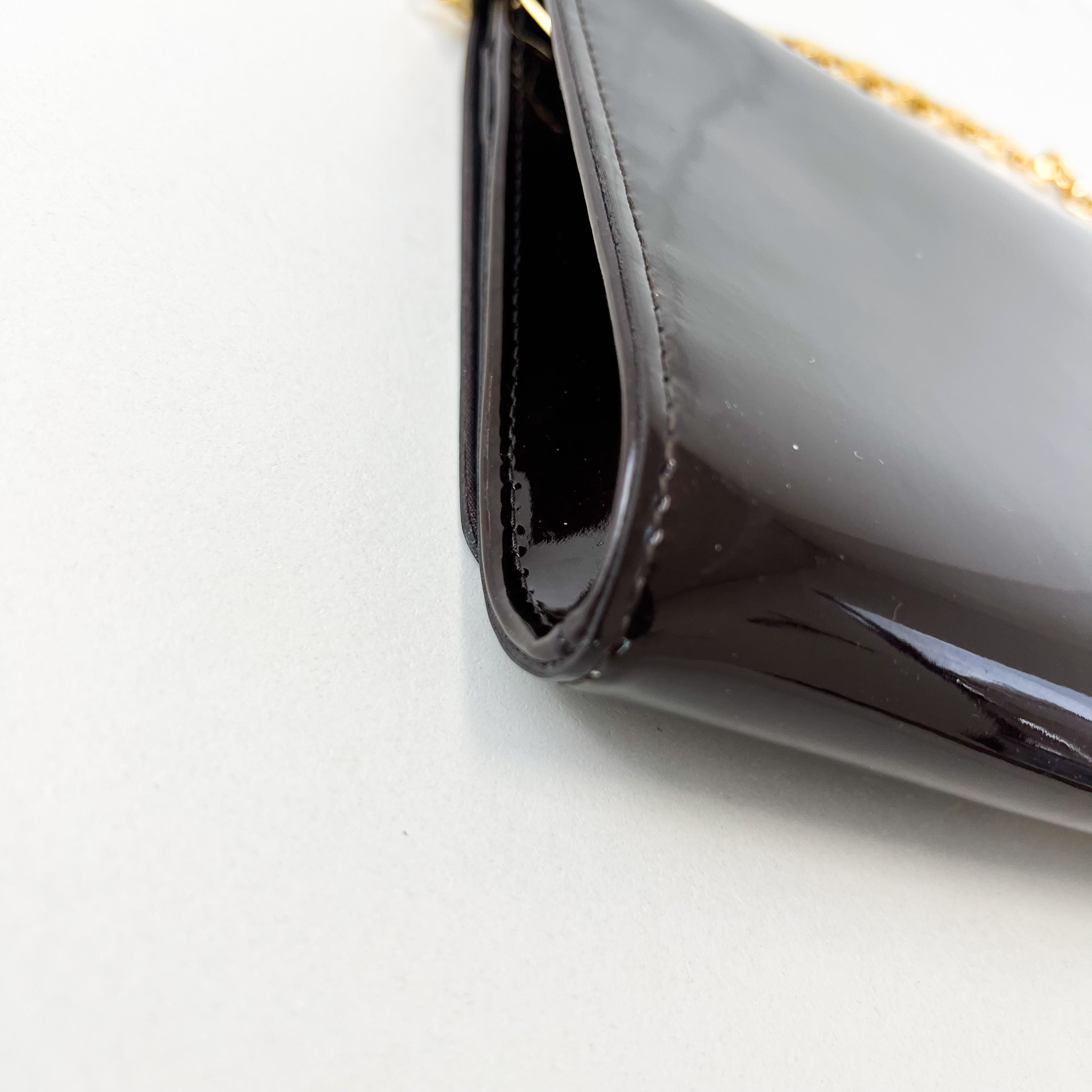 Louis Vuitton Patent St Louise Chain Bag