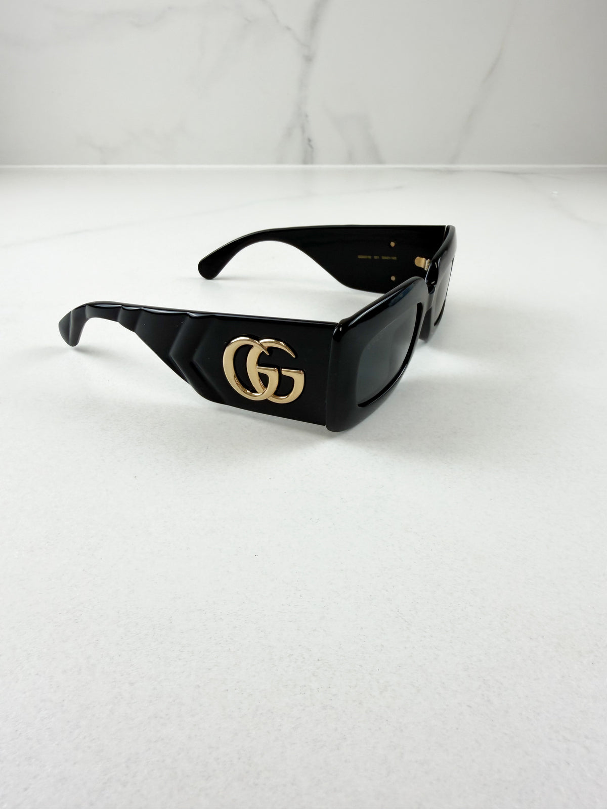 Gucci GG Logo Black Sunglasses