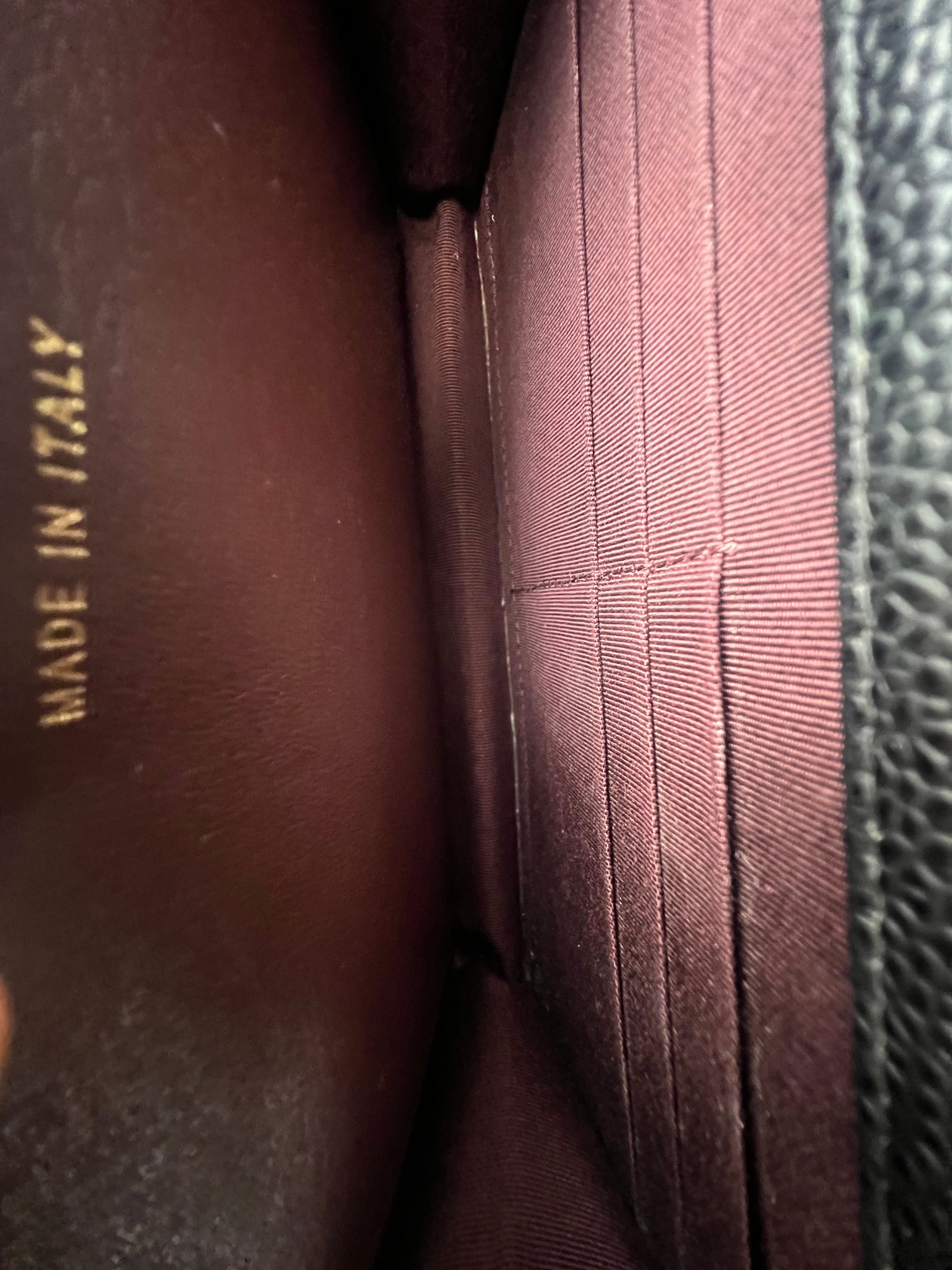 Chanel Black Classic Caviar CC WOC with GHW