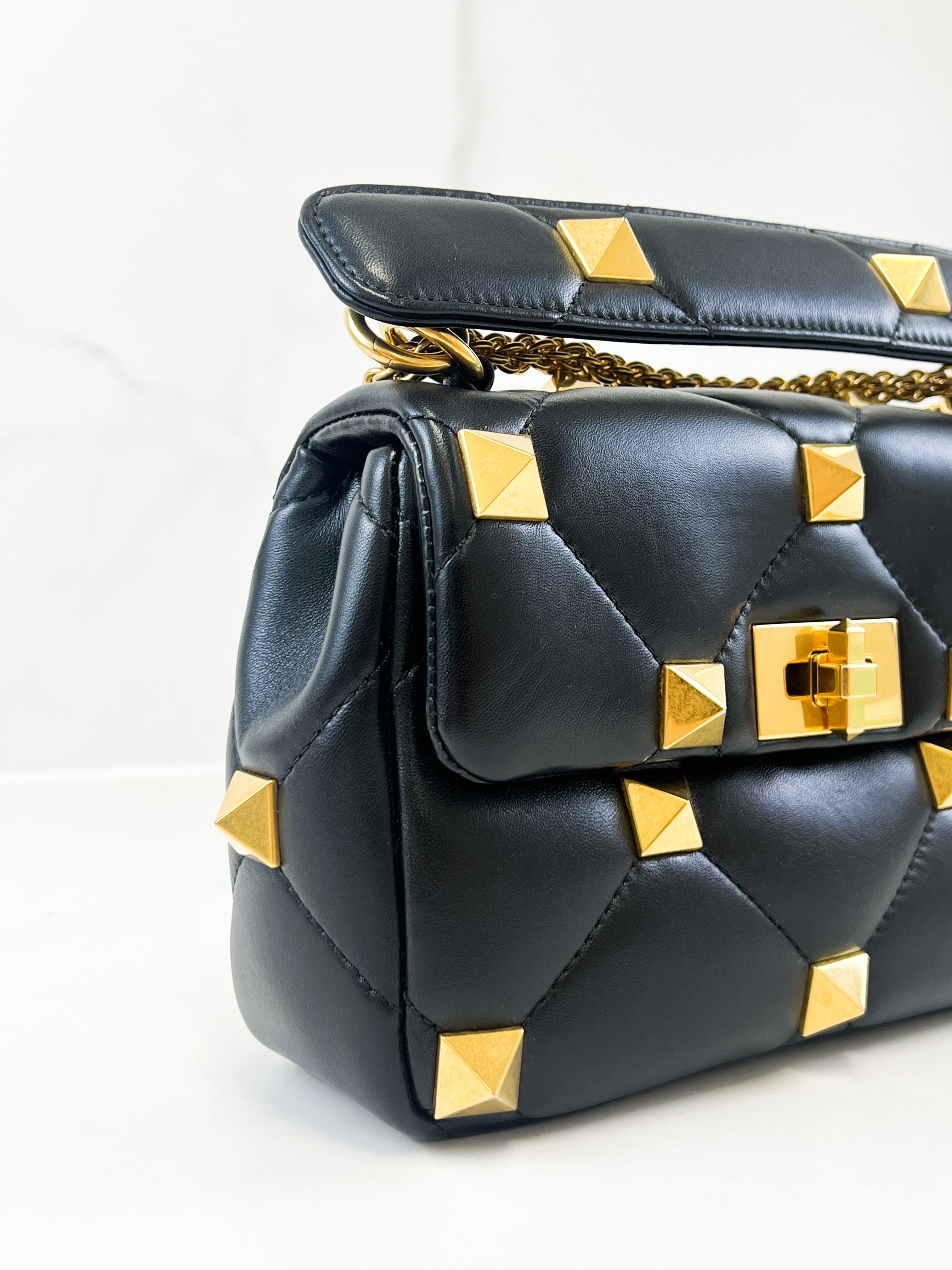 Valentino Roman Stud Shoulder Bag