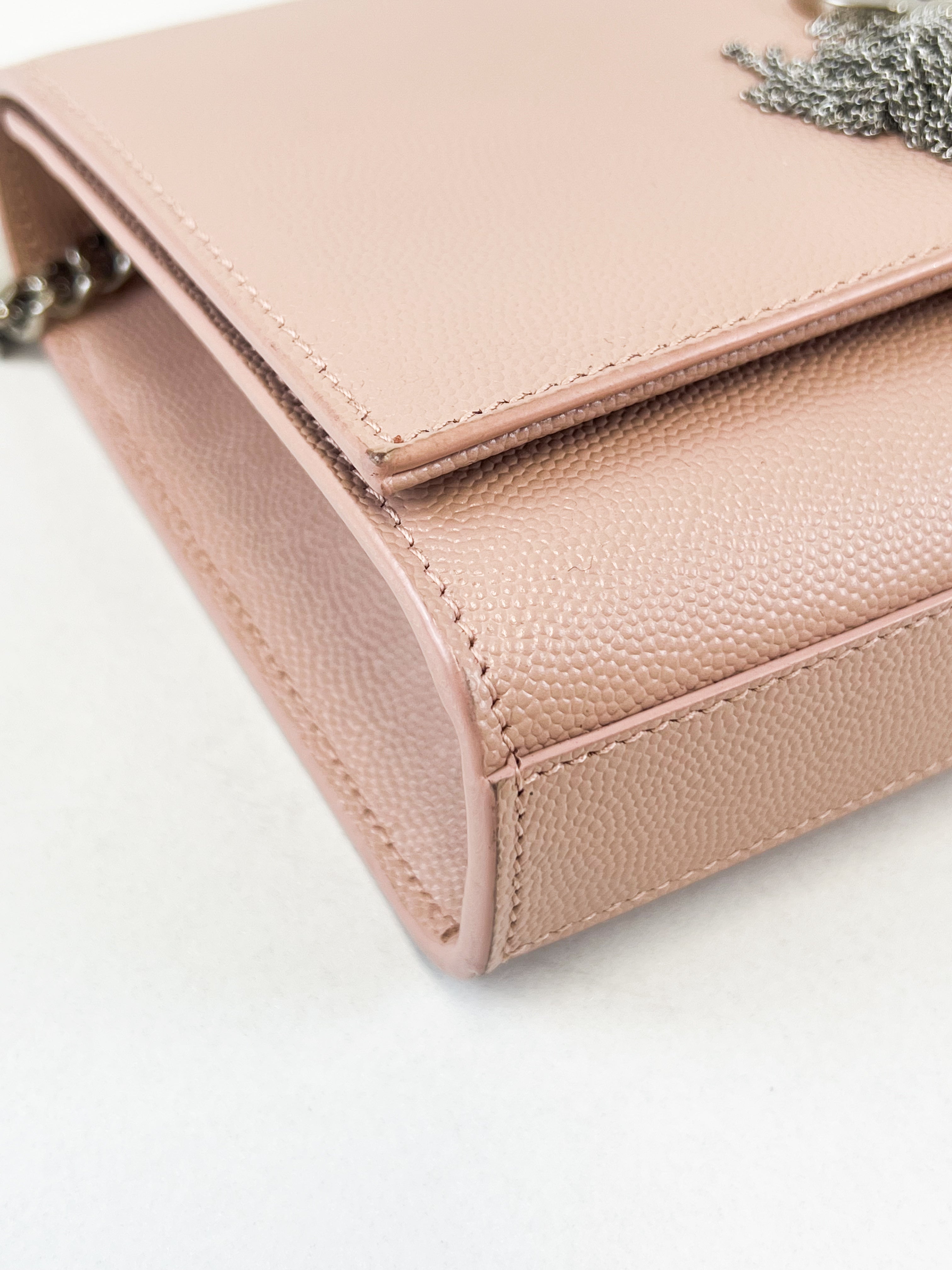 Saint Laurent Kate Tassel Chain Wallet
