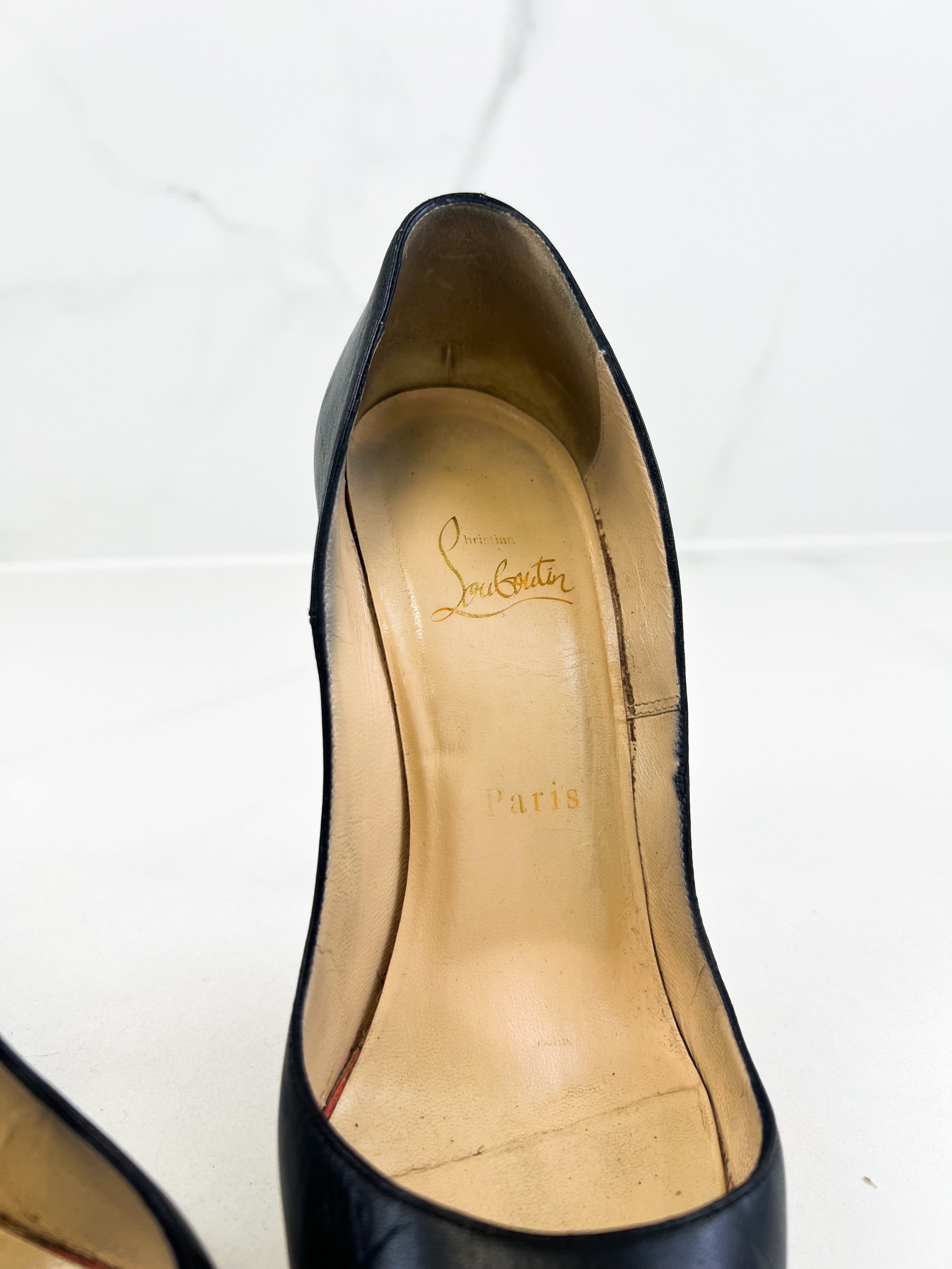 Christian Louboutin Black So Kate 120 Size 37