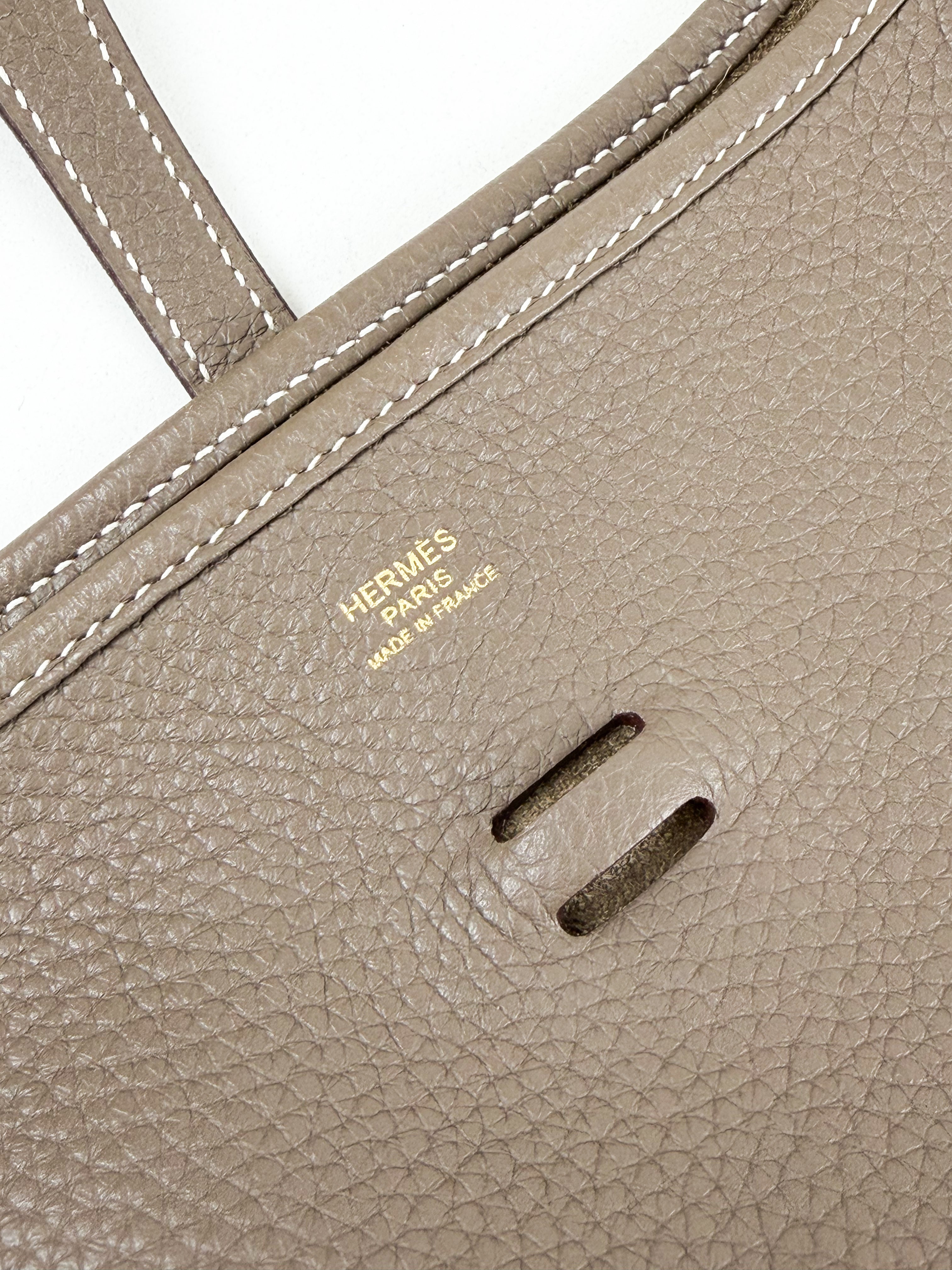 Hermes Evelyne GM in Etaupe