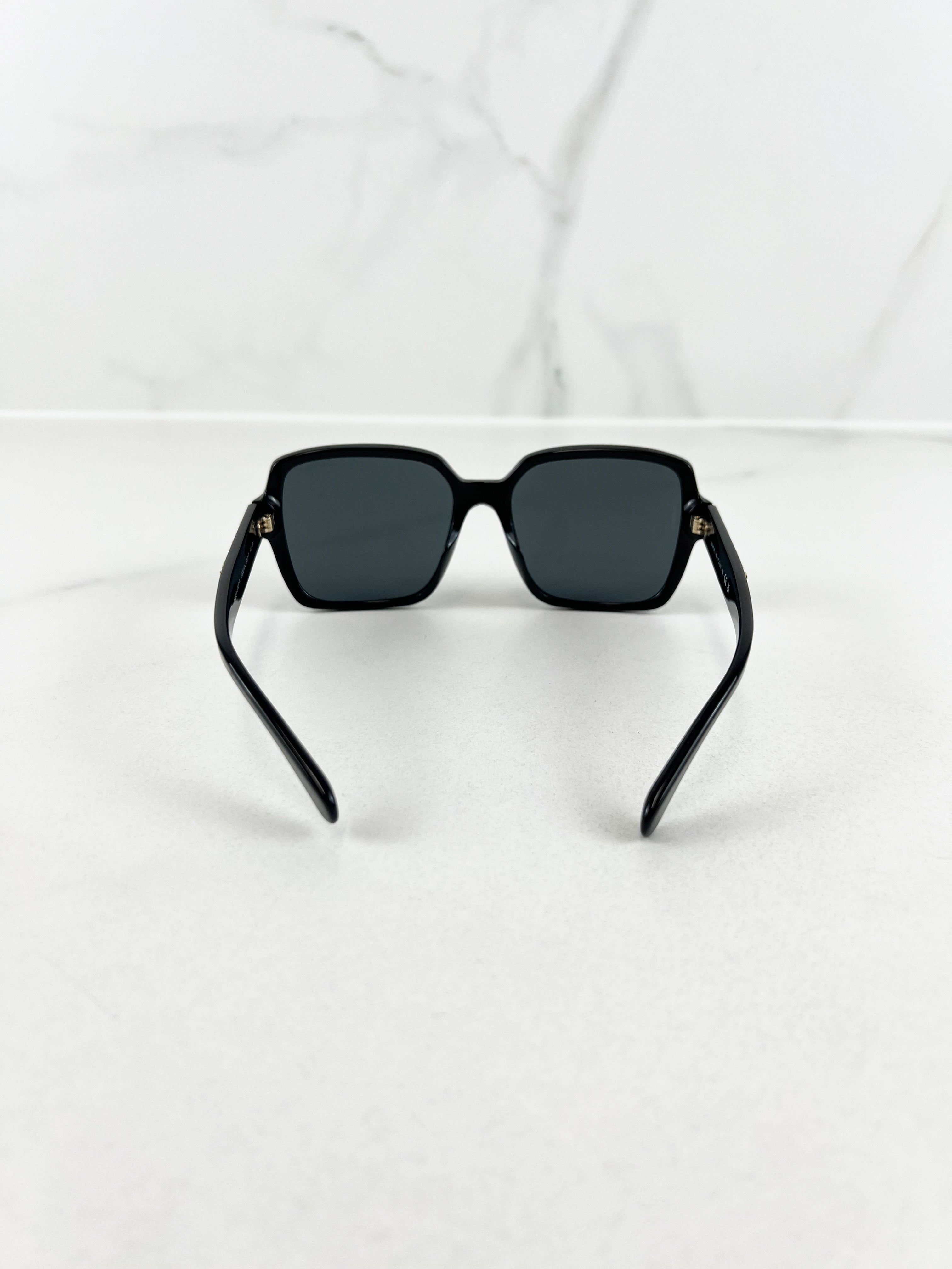 Chanel Black Pantos Sunglasses