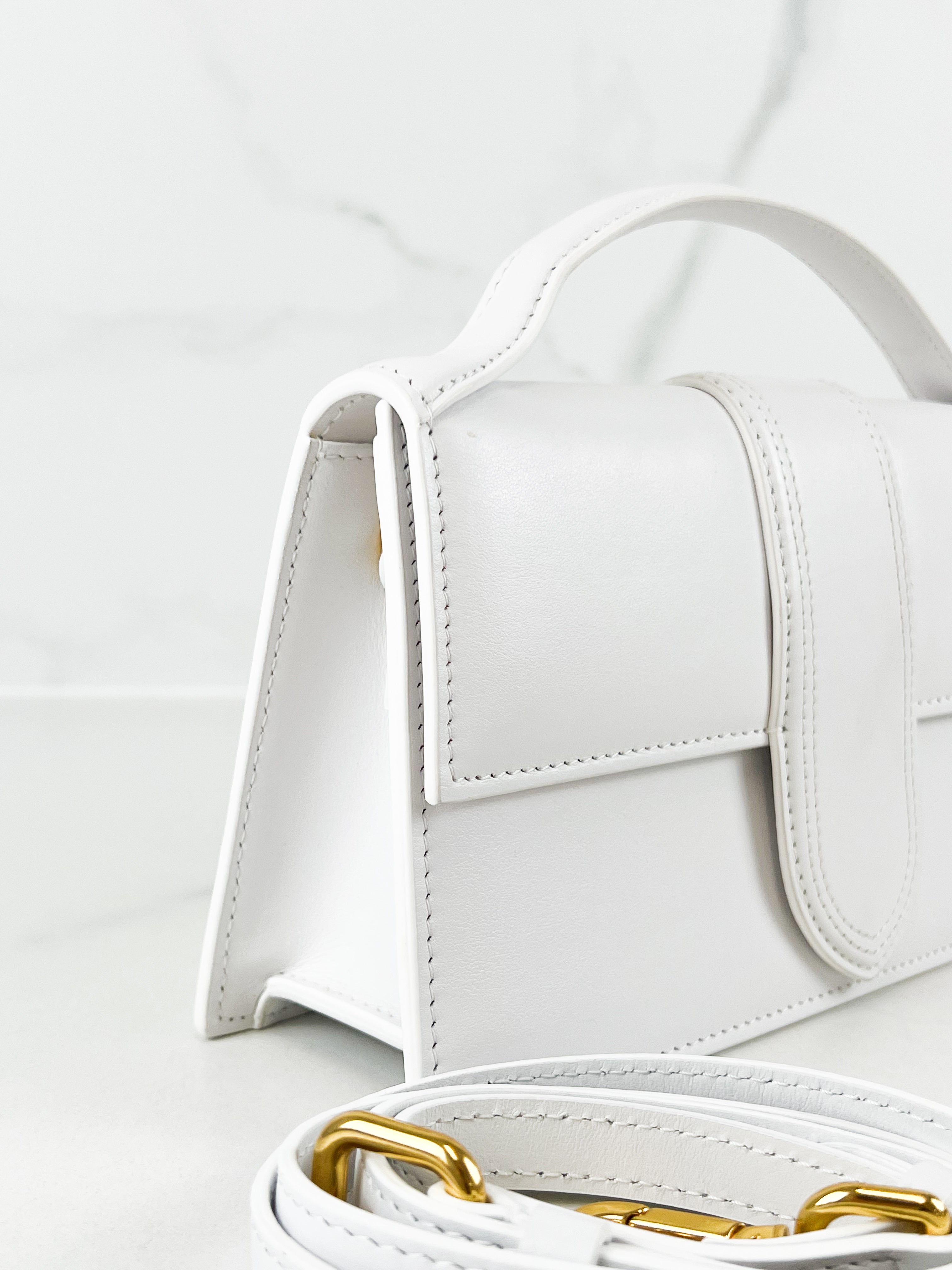 Jacquemus White Le Grand Bambino Tote Bag