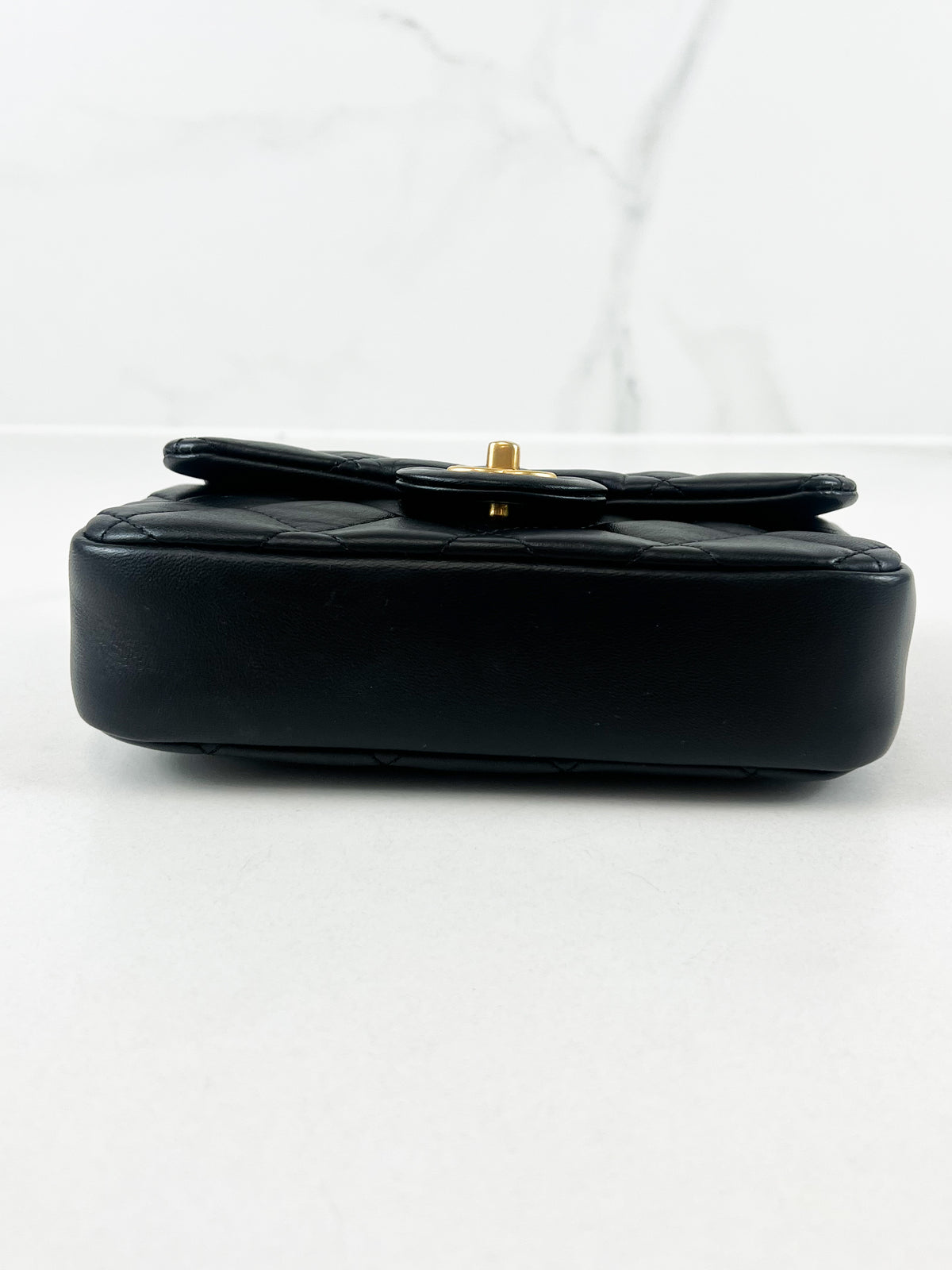 Chanel Hearts Charm Mini Flap Bag in Lambskin with GHW