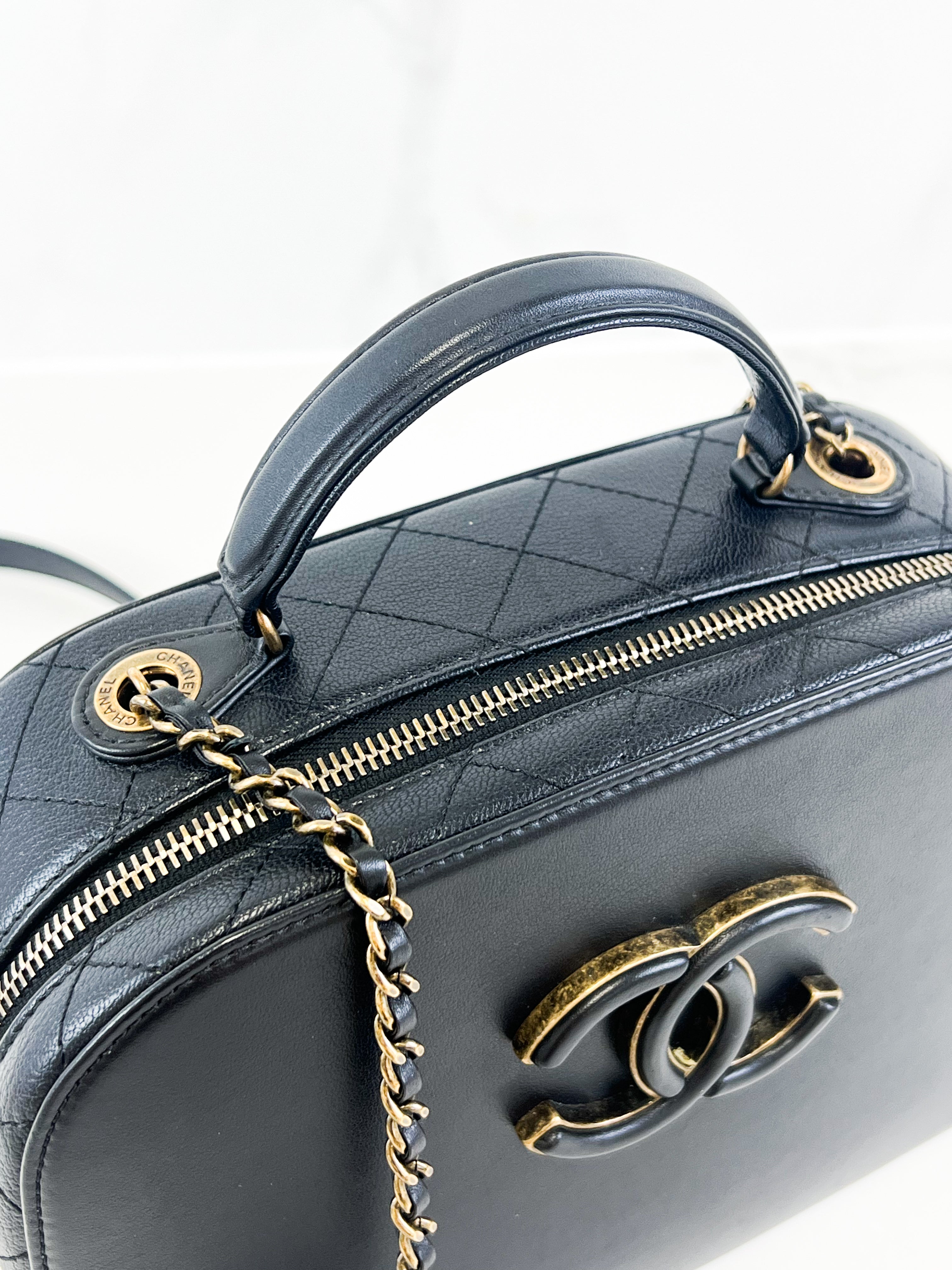 Chanel Black Small Vanity