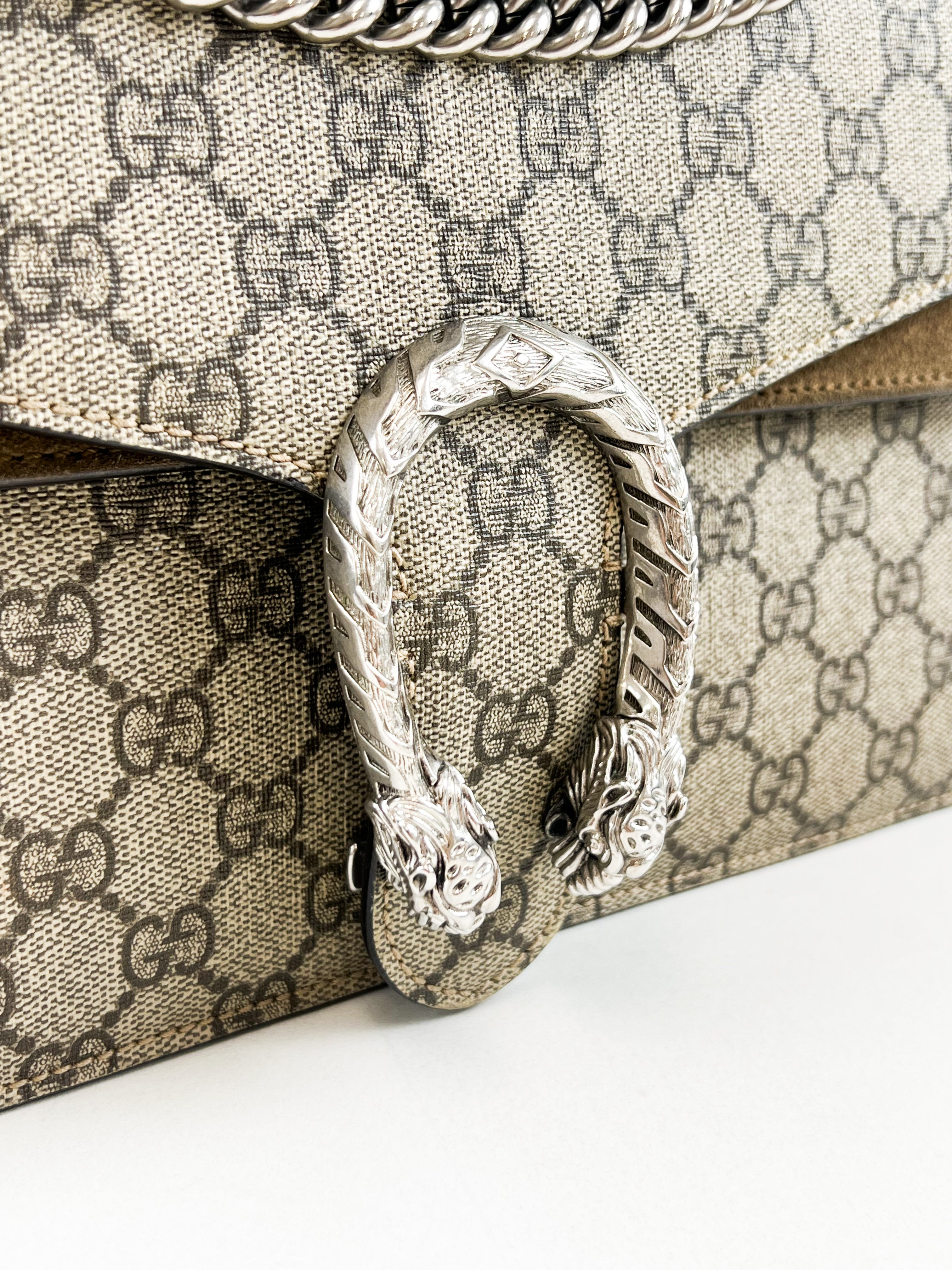 Gucci Small Dionysus GG Supreme Shoulder Bag