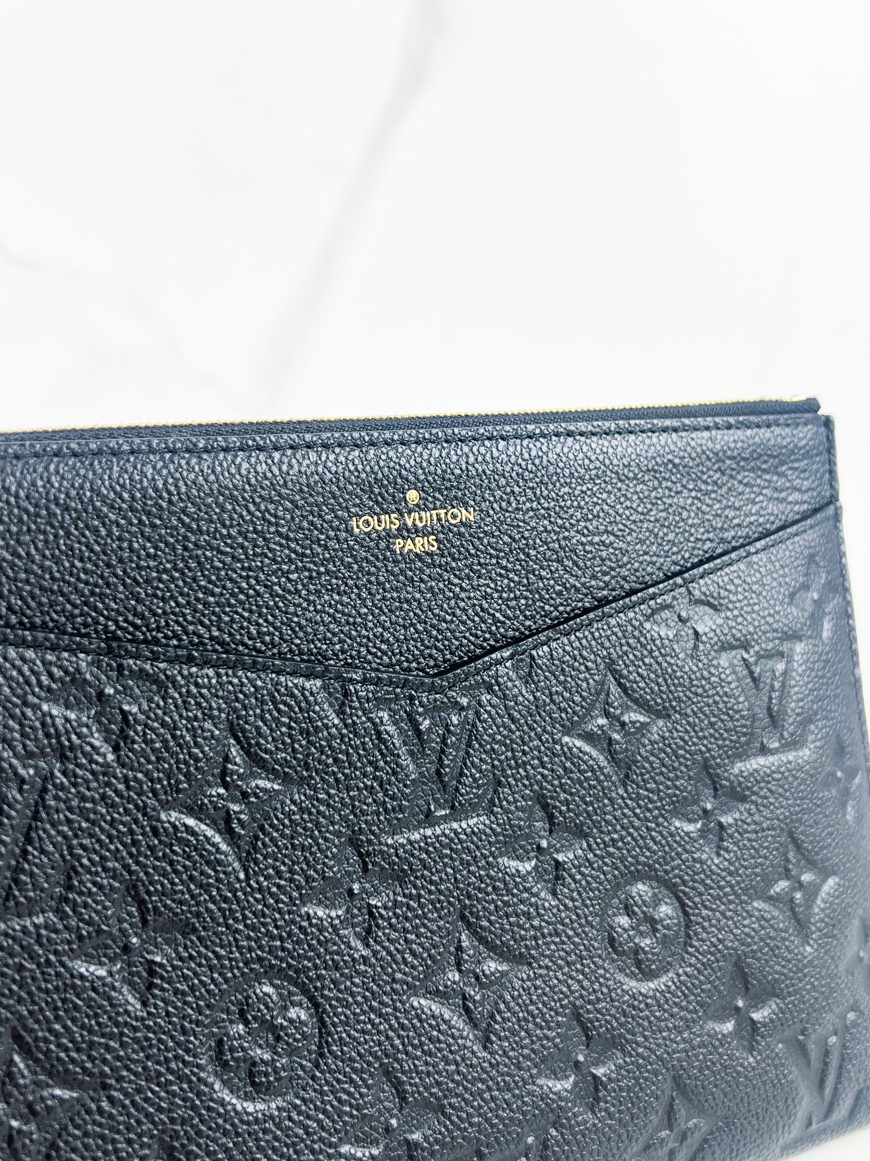 Louis Vuitton Monogram Empreinte Leather Daily Pouch