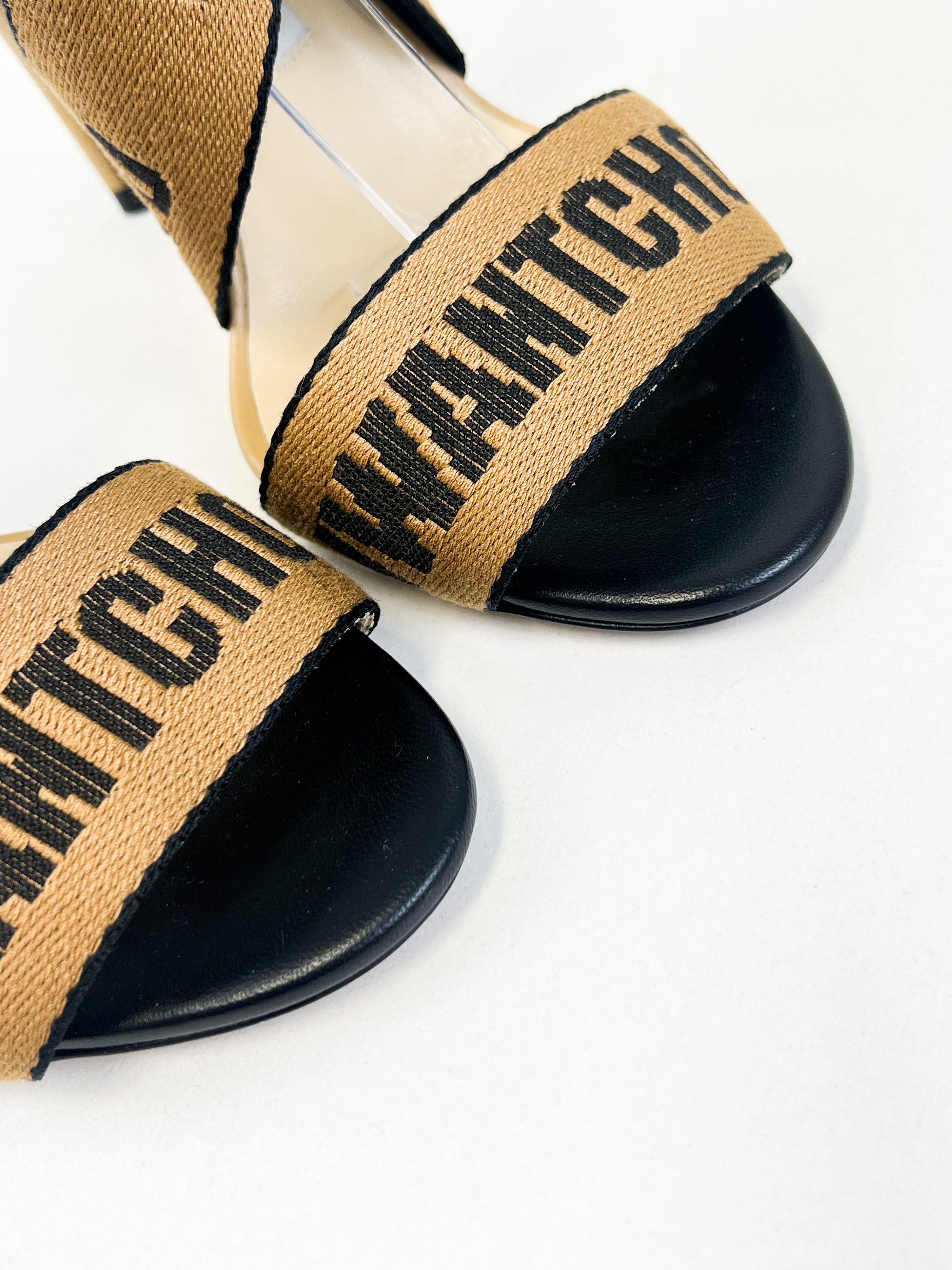 Jimmy Choo Bailey Logo 100 Sandals Size 36